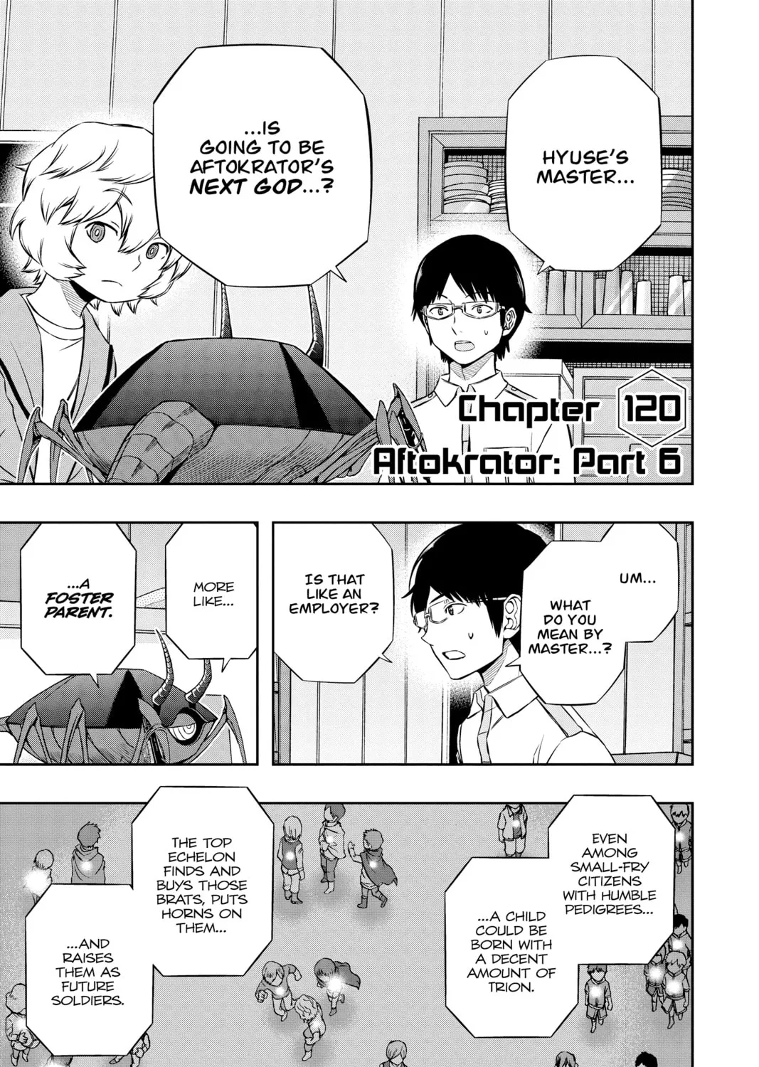 Read World Trigger chapter 120 image 0 on Lezhin