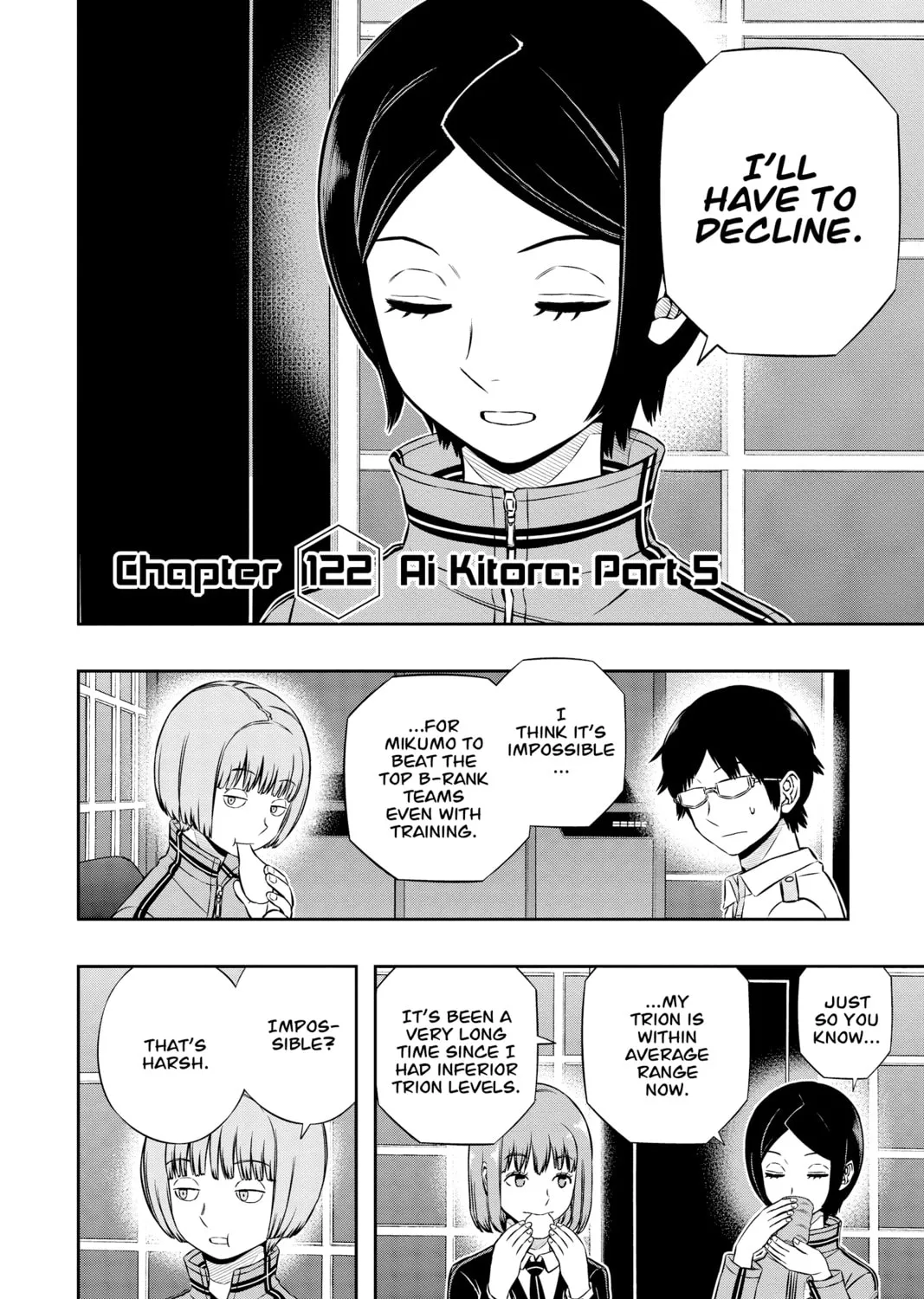 Read World Trigger chapter 122 image 2 on Lezhin
