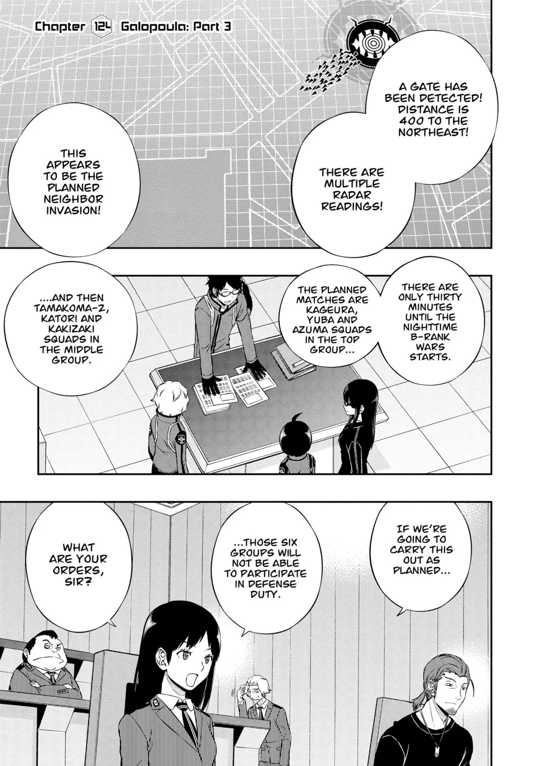 Read World Trigger chapter 124 image 0 on Lezhin