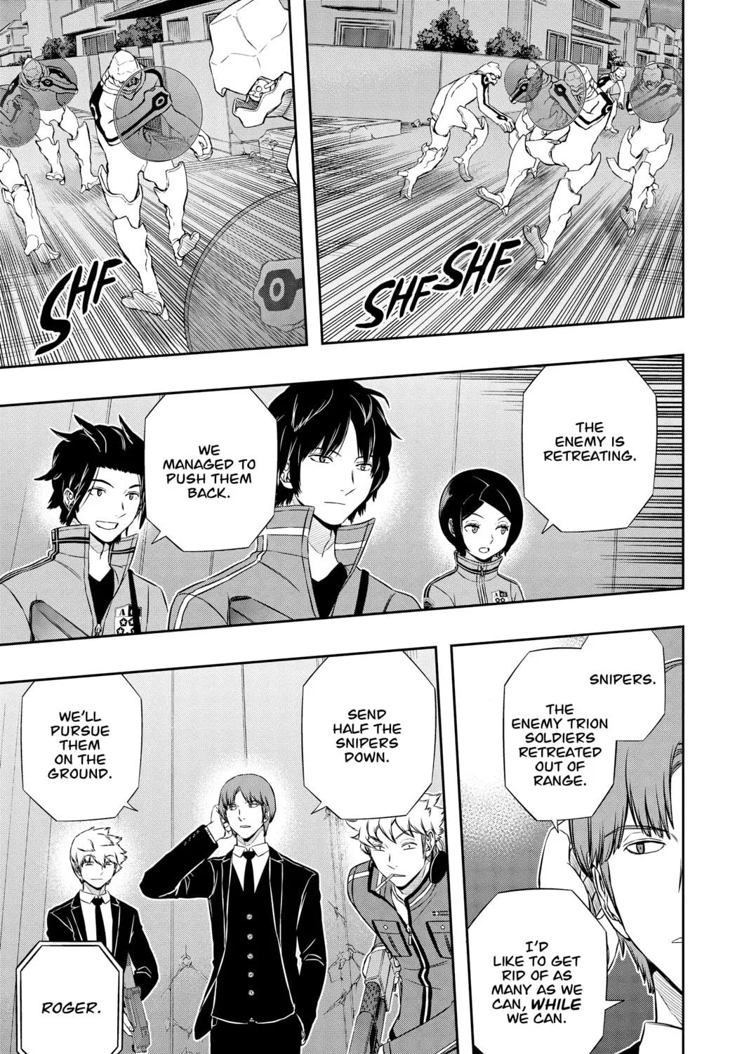 Read World Trigger chapter 127 image 8 on Lezhin