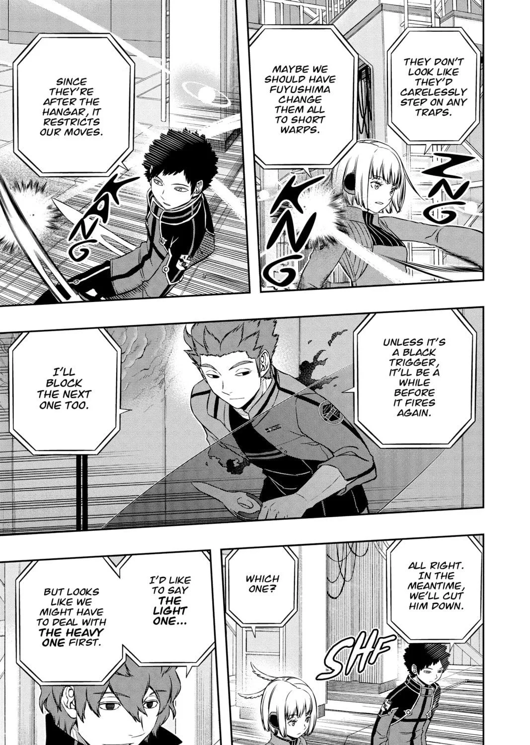 Read World Trigger chapter 128 image 28 on Lezhin