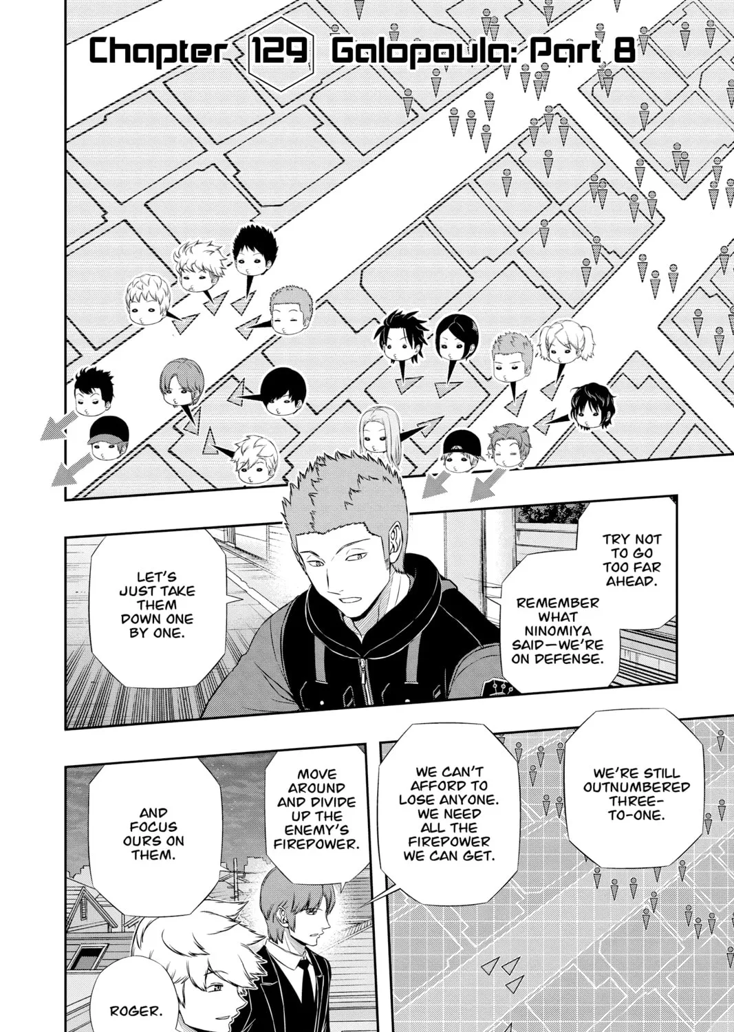 Read World Trigger chapter 129 image 2 on Lezhin