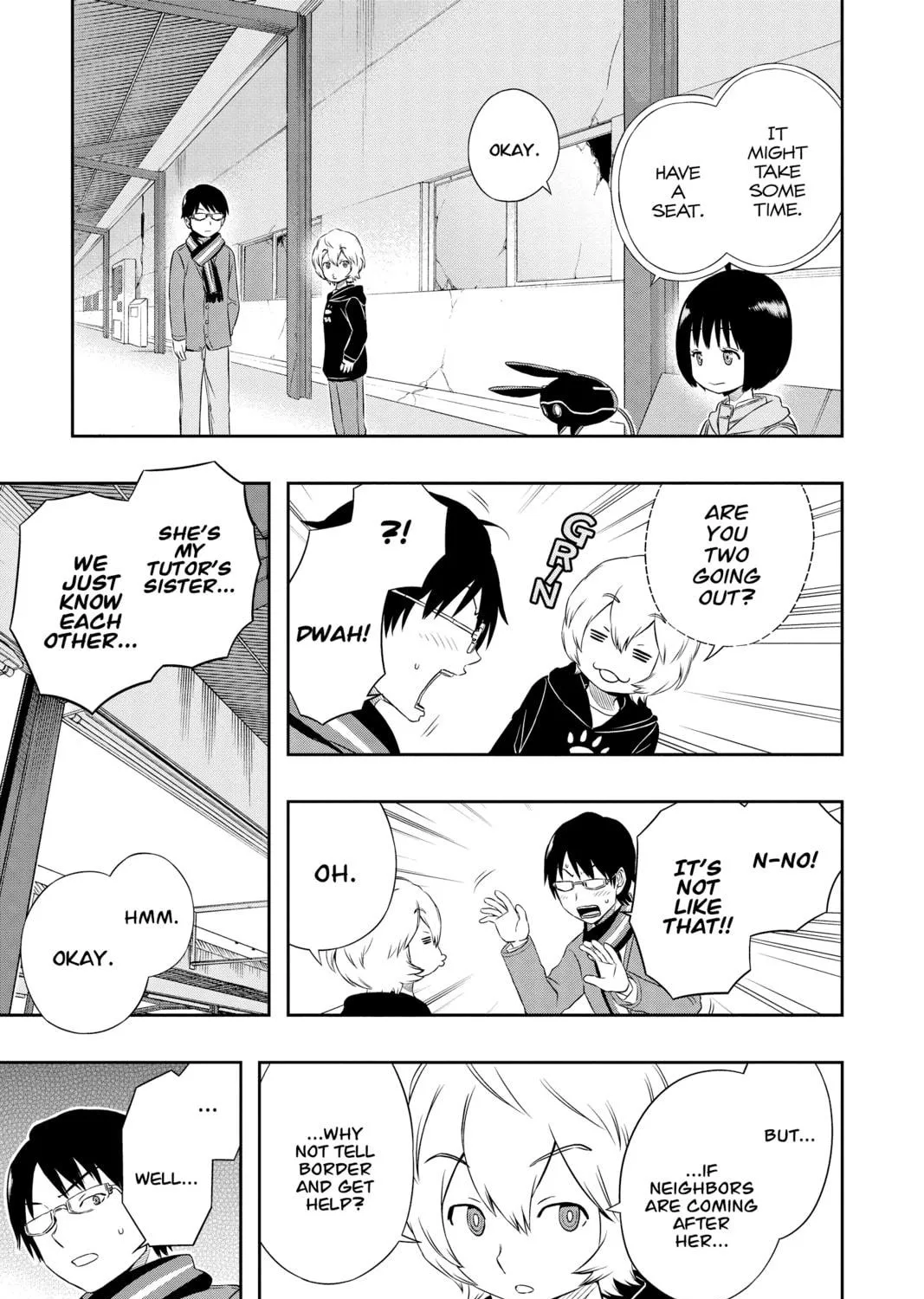 Read World Trigger chapter 13 image 16 on Lezhin