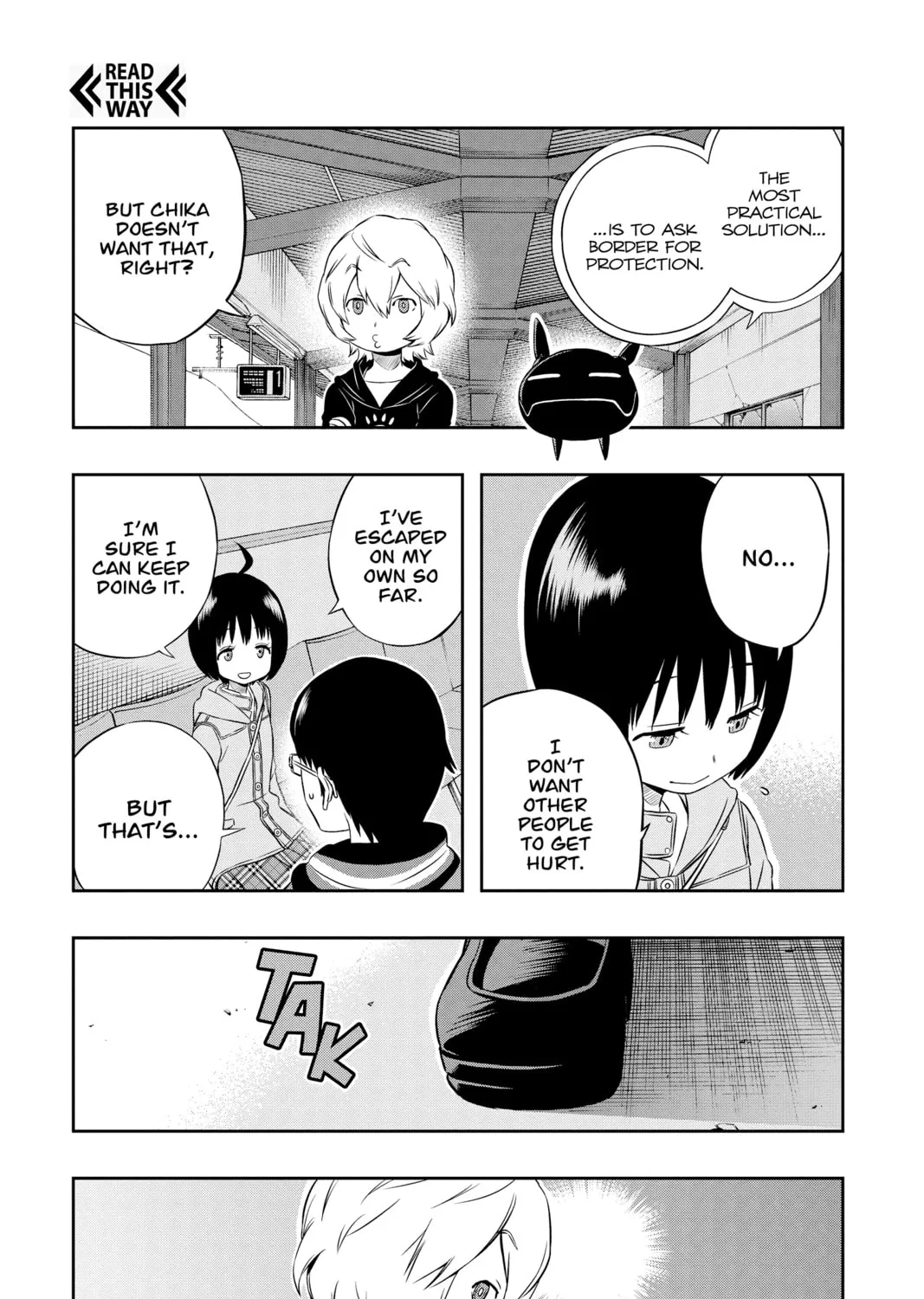 Read World Trigger chapter 13 image 32 on Lezhin