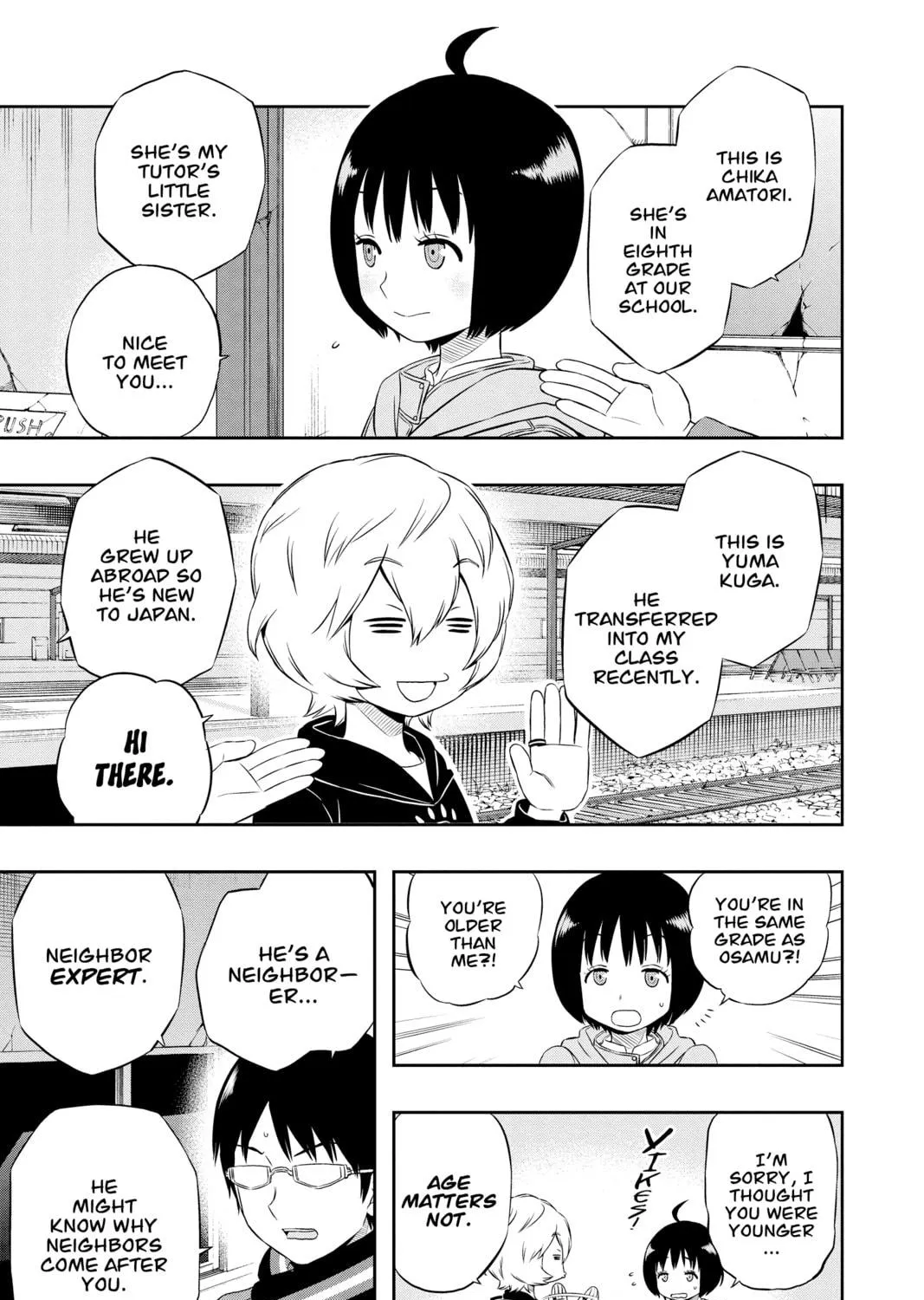 Read World Trigger chapter 13 image 4 on Lezhin