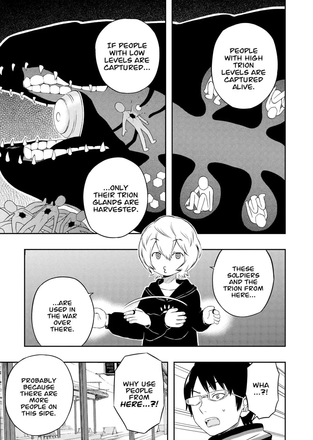 Read World Trigger chapter 13 image 8 on Lezhin
