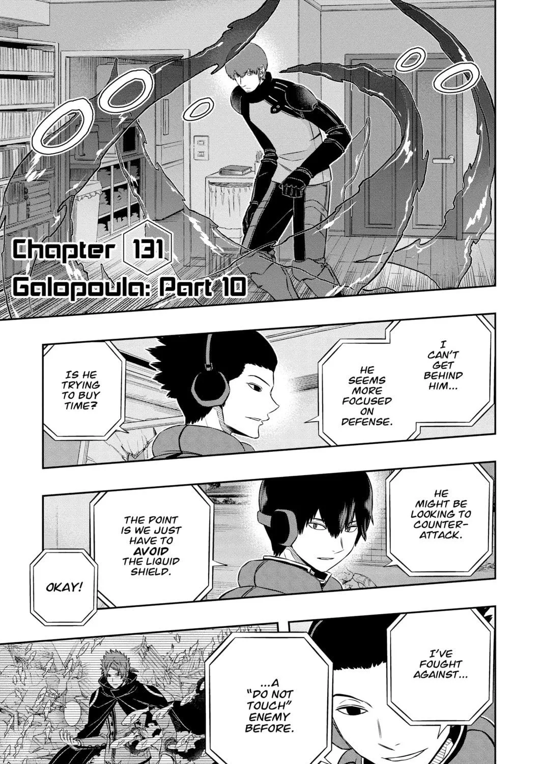 Read World Trigger chapter 131 image 4 on Lezhin