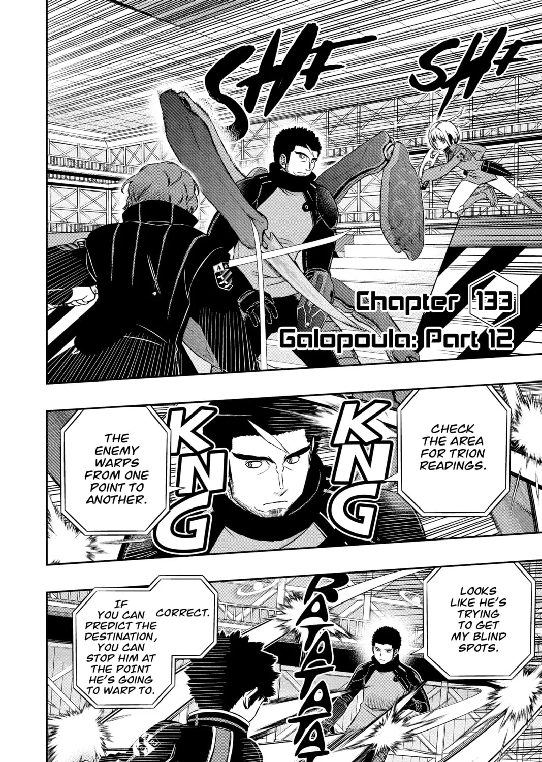 Read World Trigger chapter 133 image 2 on Lezhin
