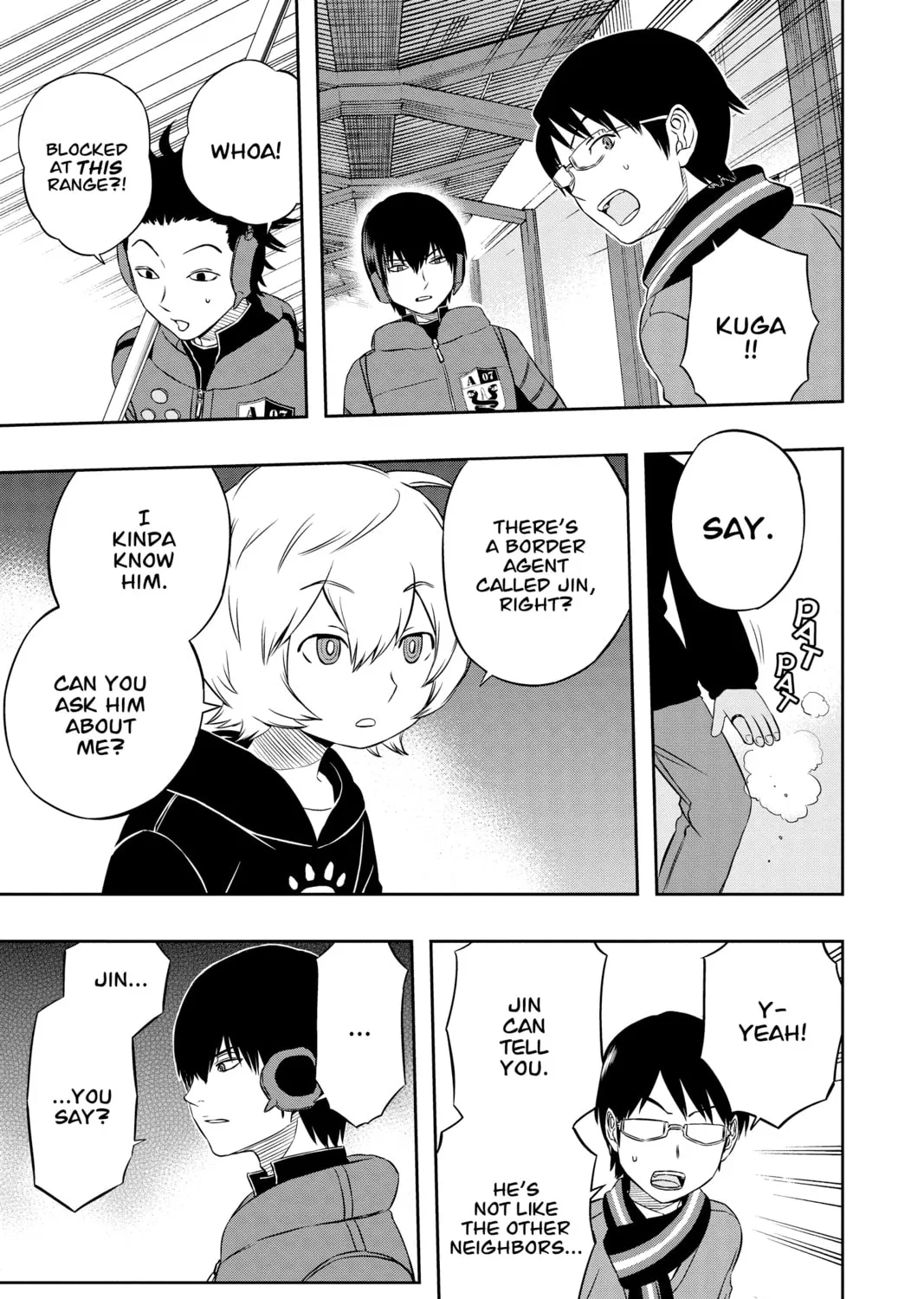 Read World Trigger chapter 14 image 12 on Lezhin