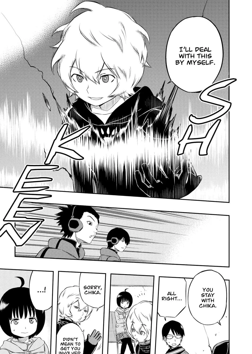 Read World Trigger chapter 14 image 16 on Lezhin