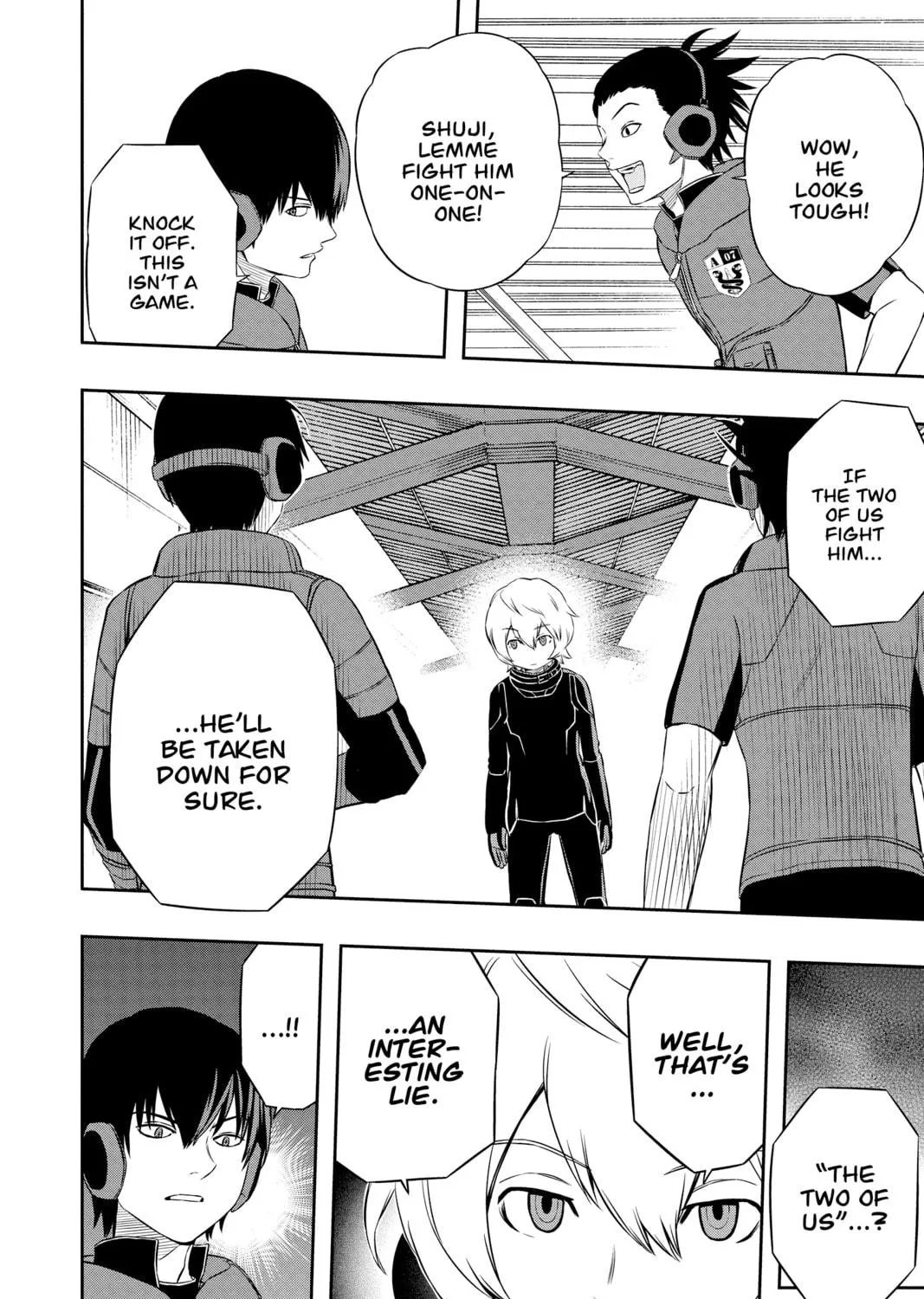 Read World Trigger chapter 14 image 18 on Lezhin