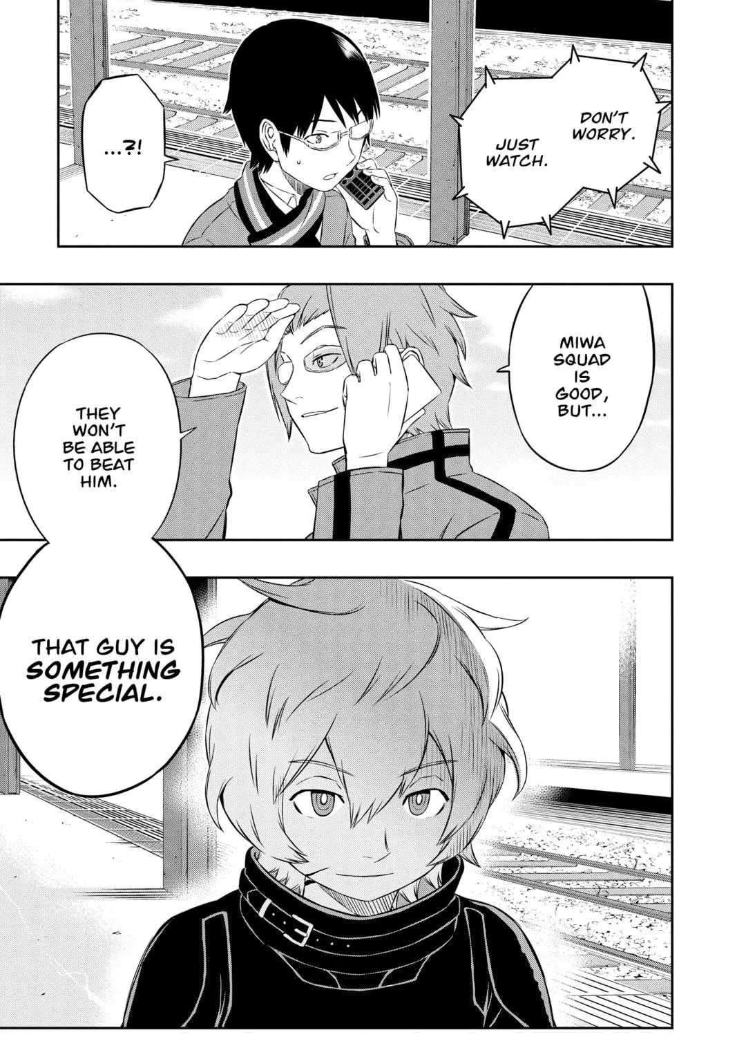 Read World Trigger chapter 14 image 34 on Lezhin