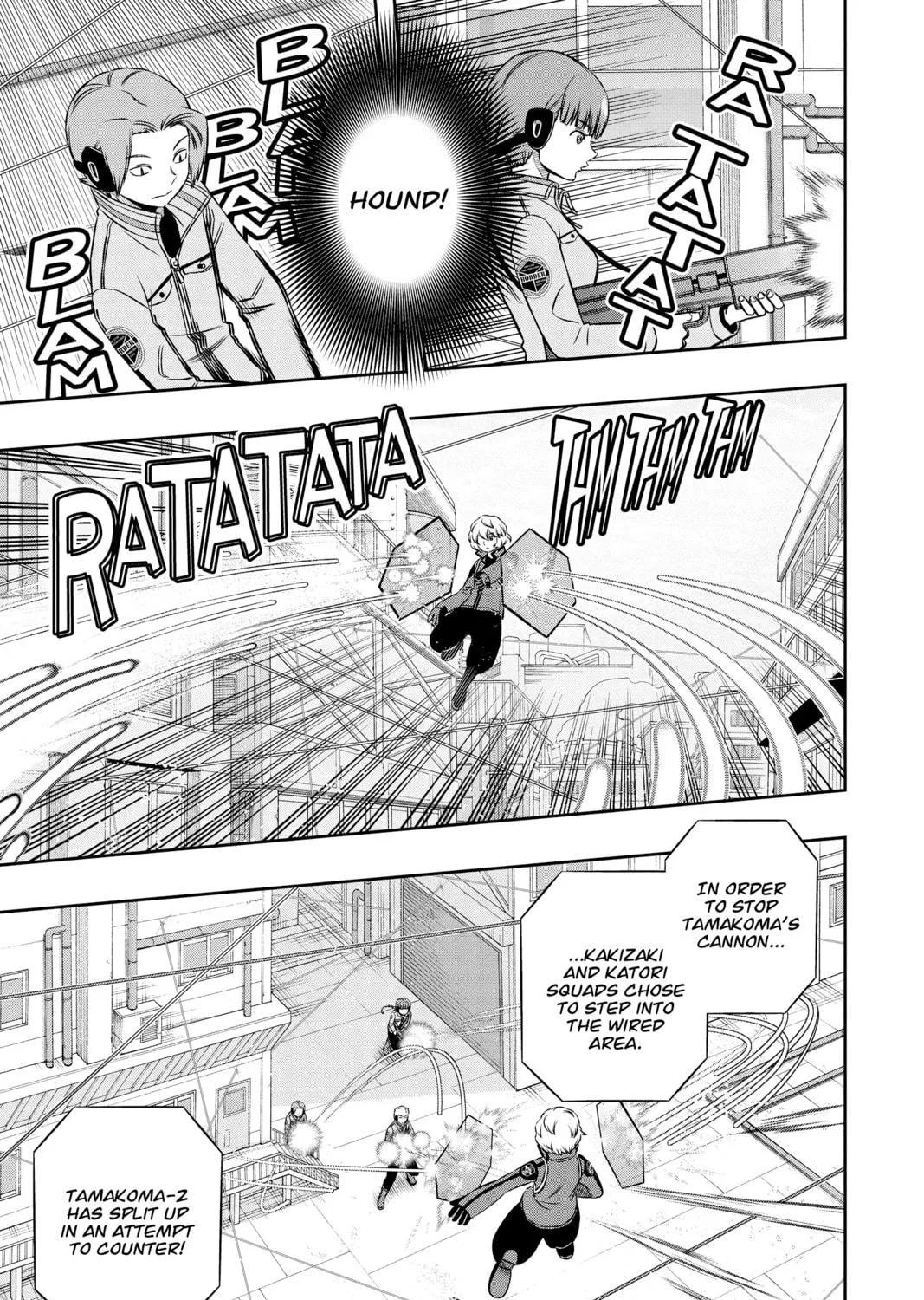 Read World Trigger chapter 141 image 4 on Lezhin