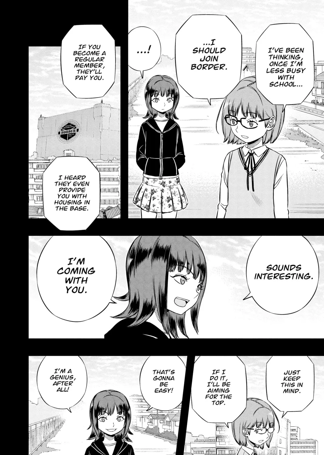 Read World Trigger chapter 144 image 32 on Lezhin