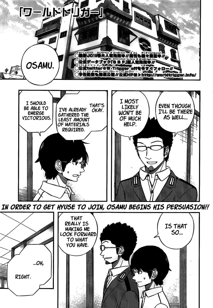 Read World Trigger chapter 148.1 image 0 on Lezhin