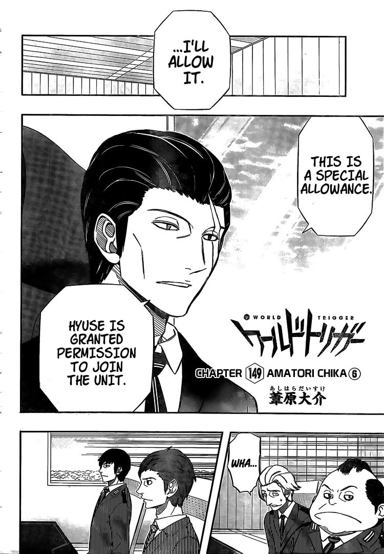 Read World Trigger chapter 149.1 image 1 on Lezhin