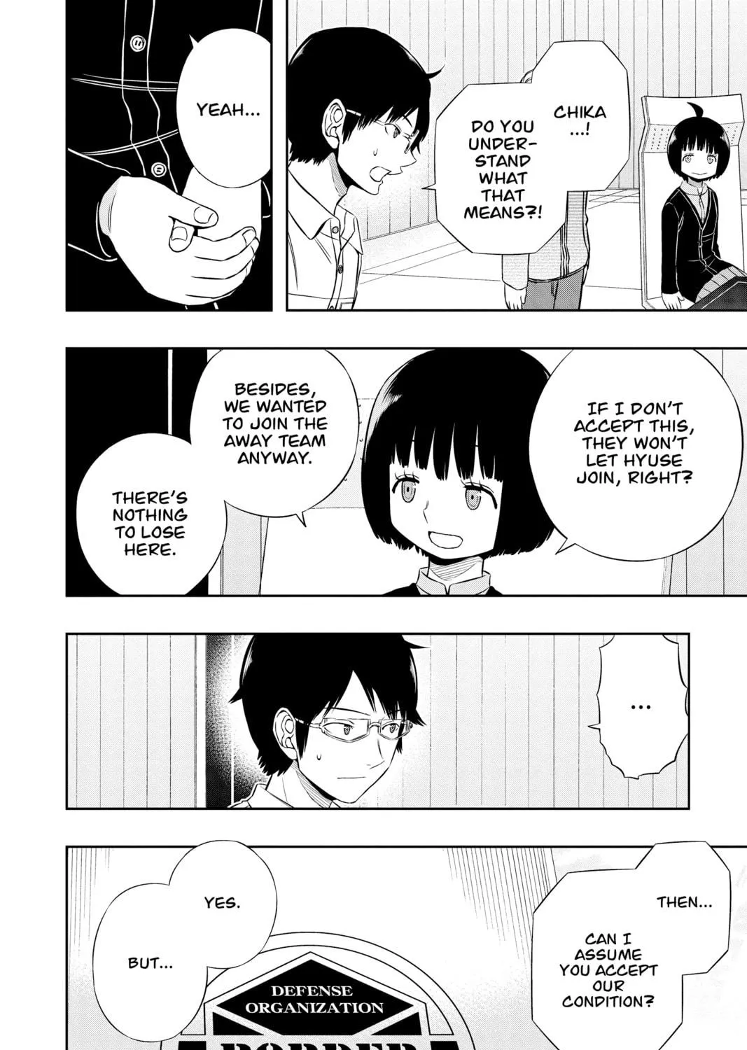Read World Trigger chapter 149 image 18 on Lezhin