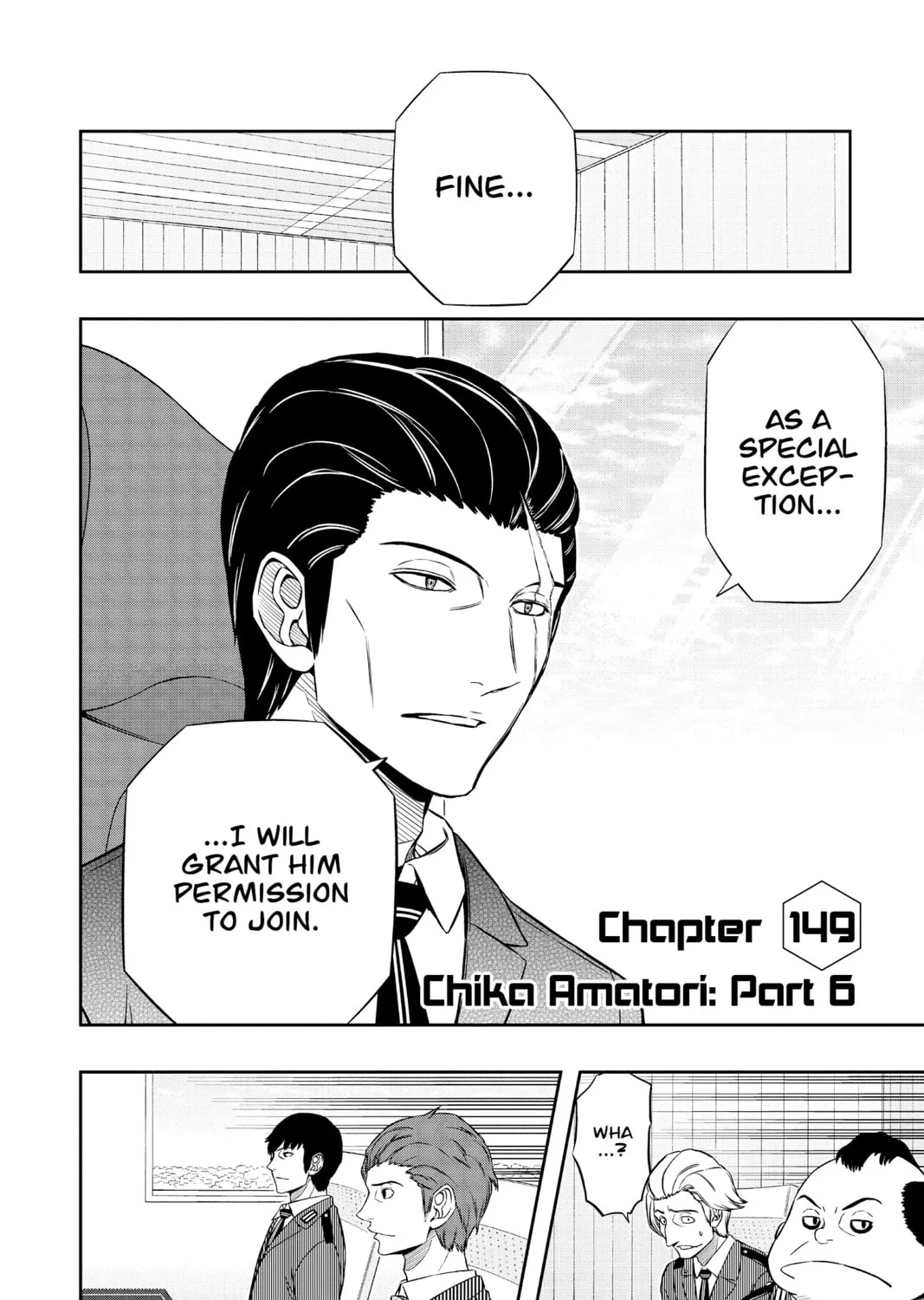 Read World Trigger chapter 149 image 2 on Lezhin