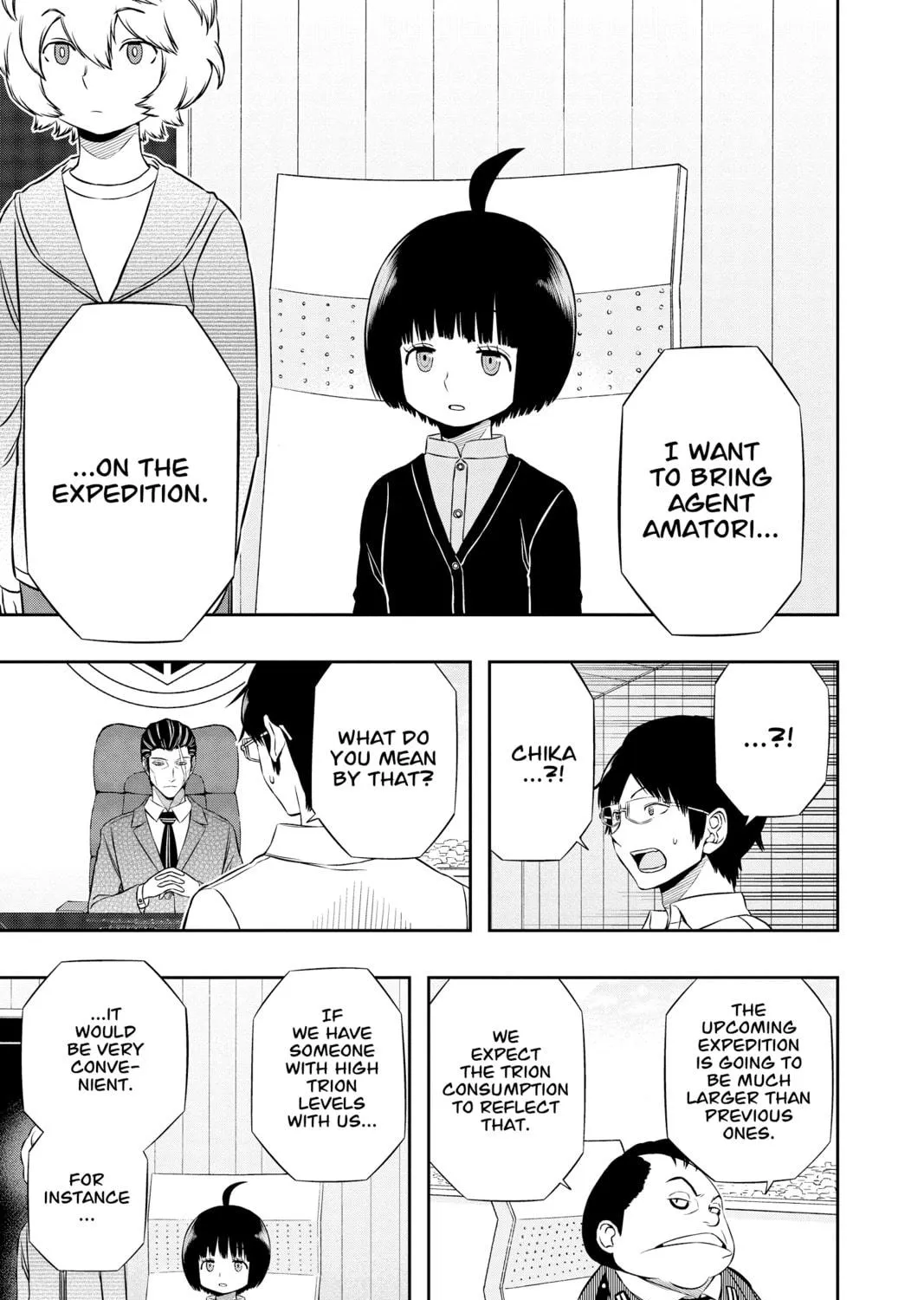 Read World Trigger chapter 149 image 8 on Lezhin