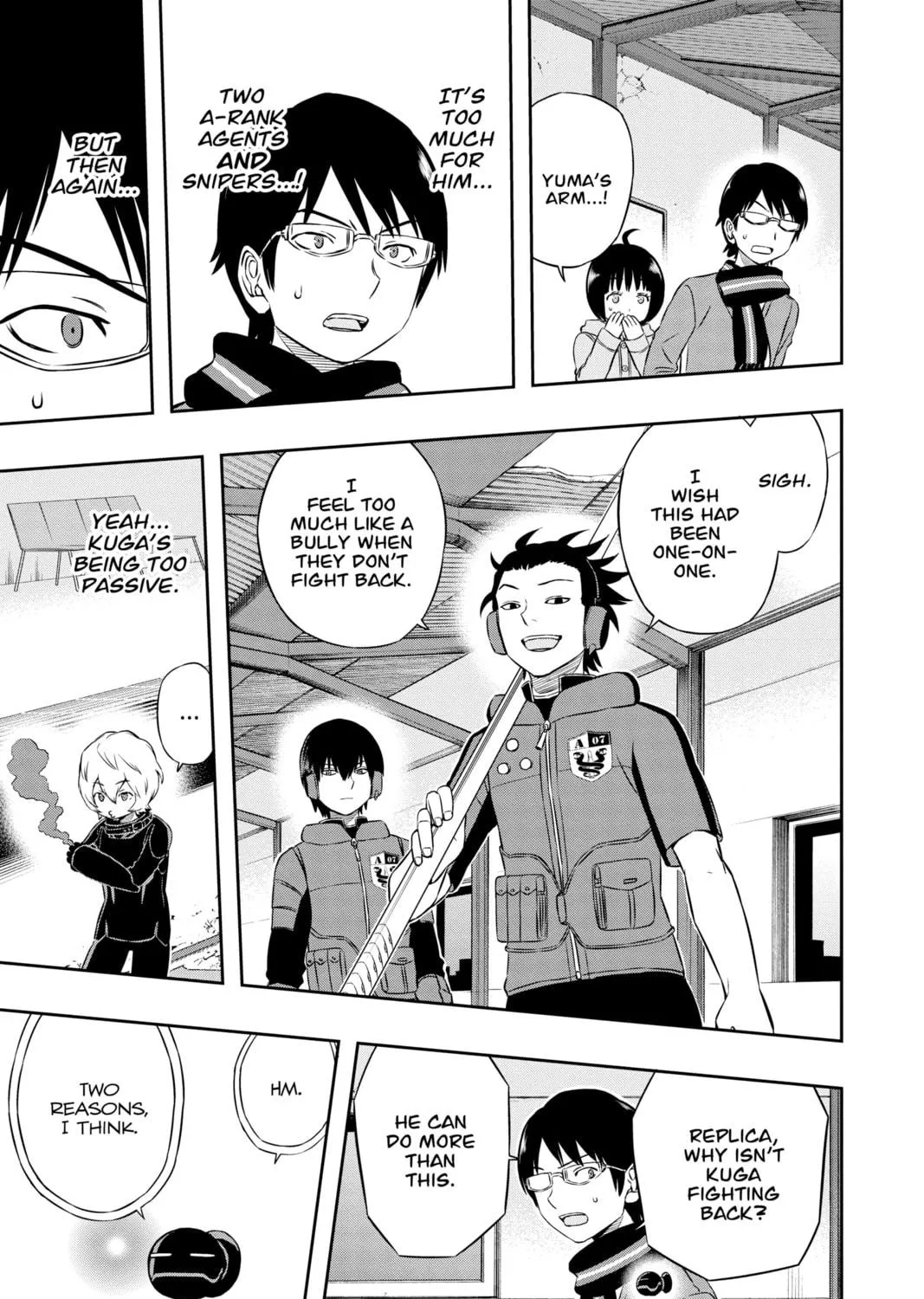 Read World Trigger chapter 15 image 10 on Lezhin