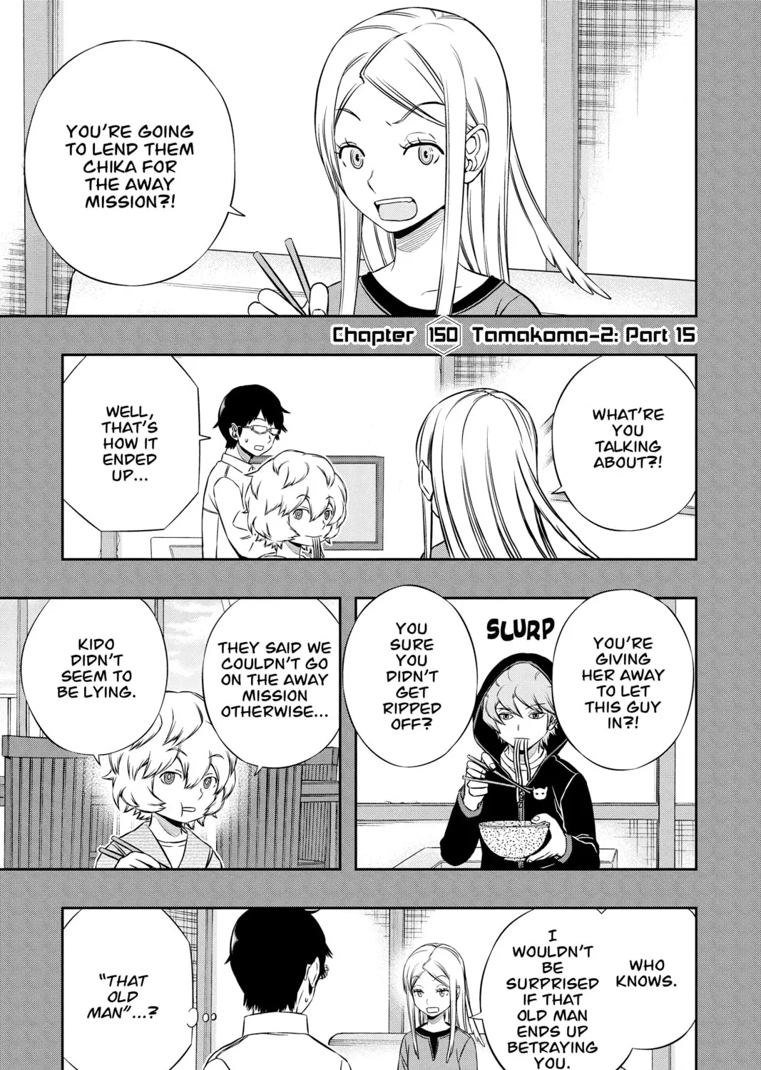 Read World Trigger chapter 150 image 0 on Lezhin