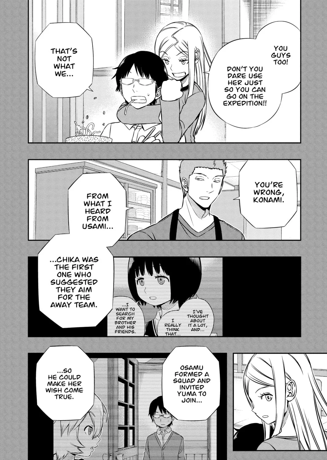 Read World Trigger chapter 150 image 2 on Lezhin