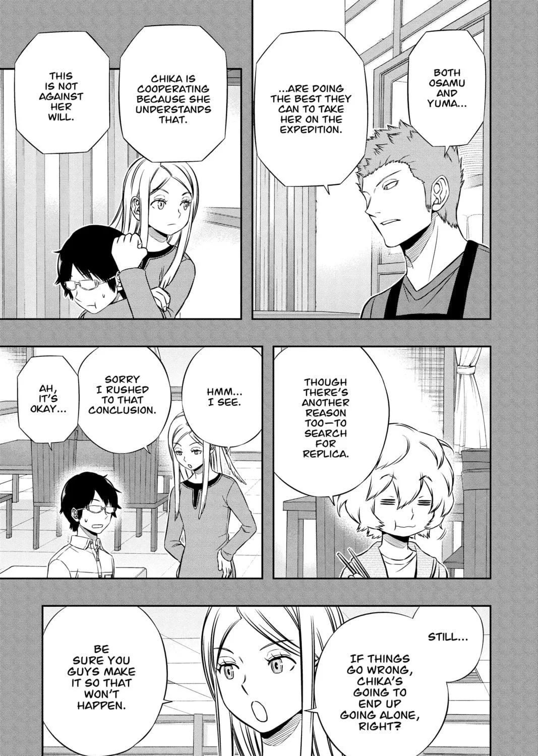 Read World Trigger chapter 150 image 4 on Lezhin