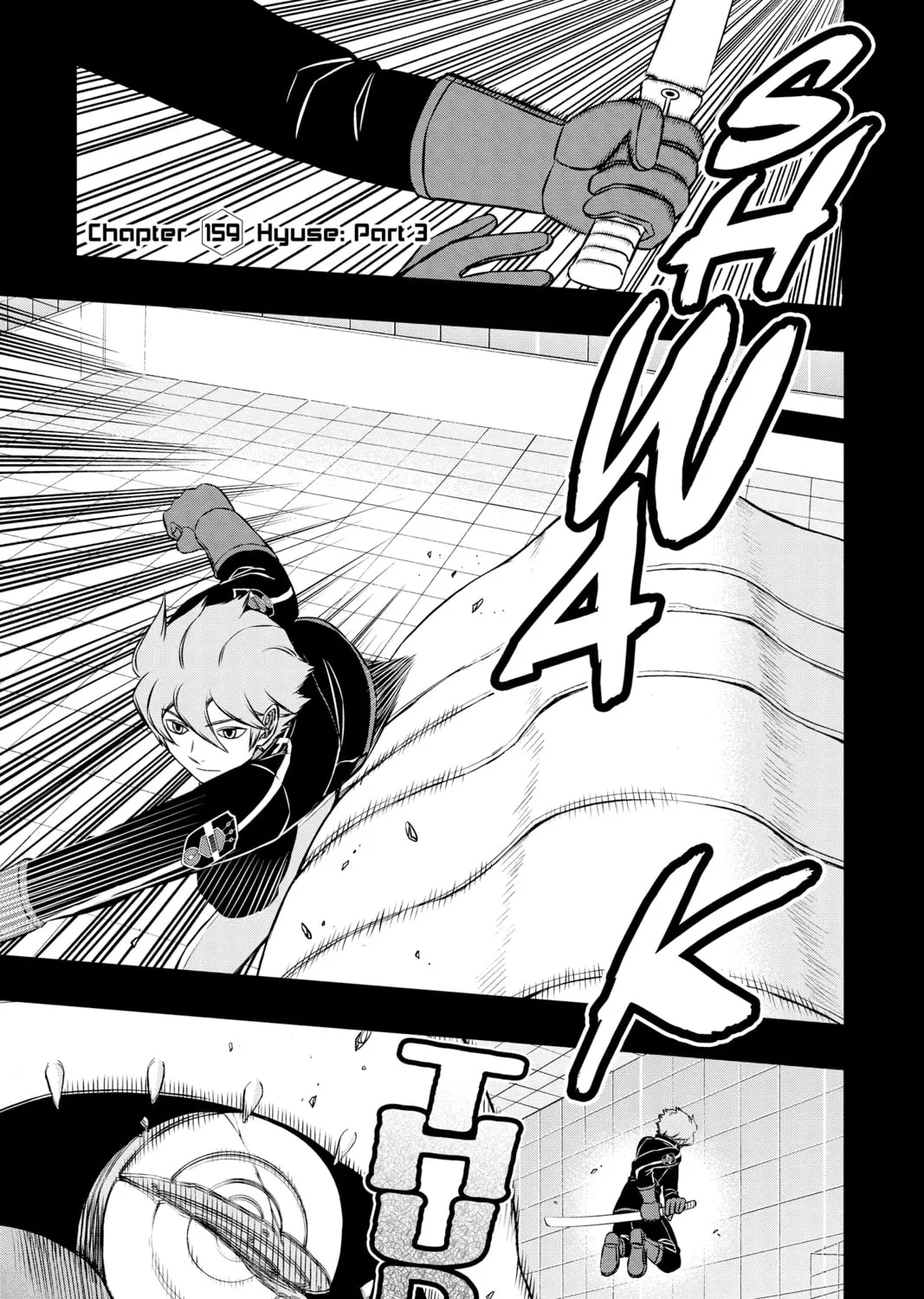 Read World Trigger chapter 159 image 0 on Lezhin