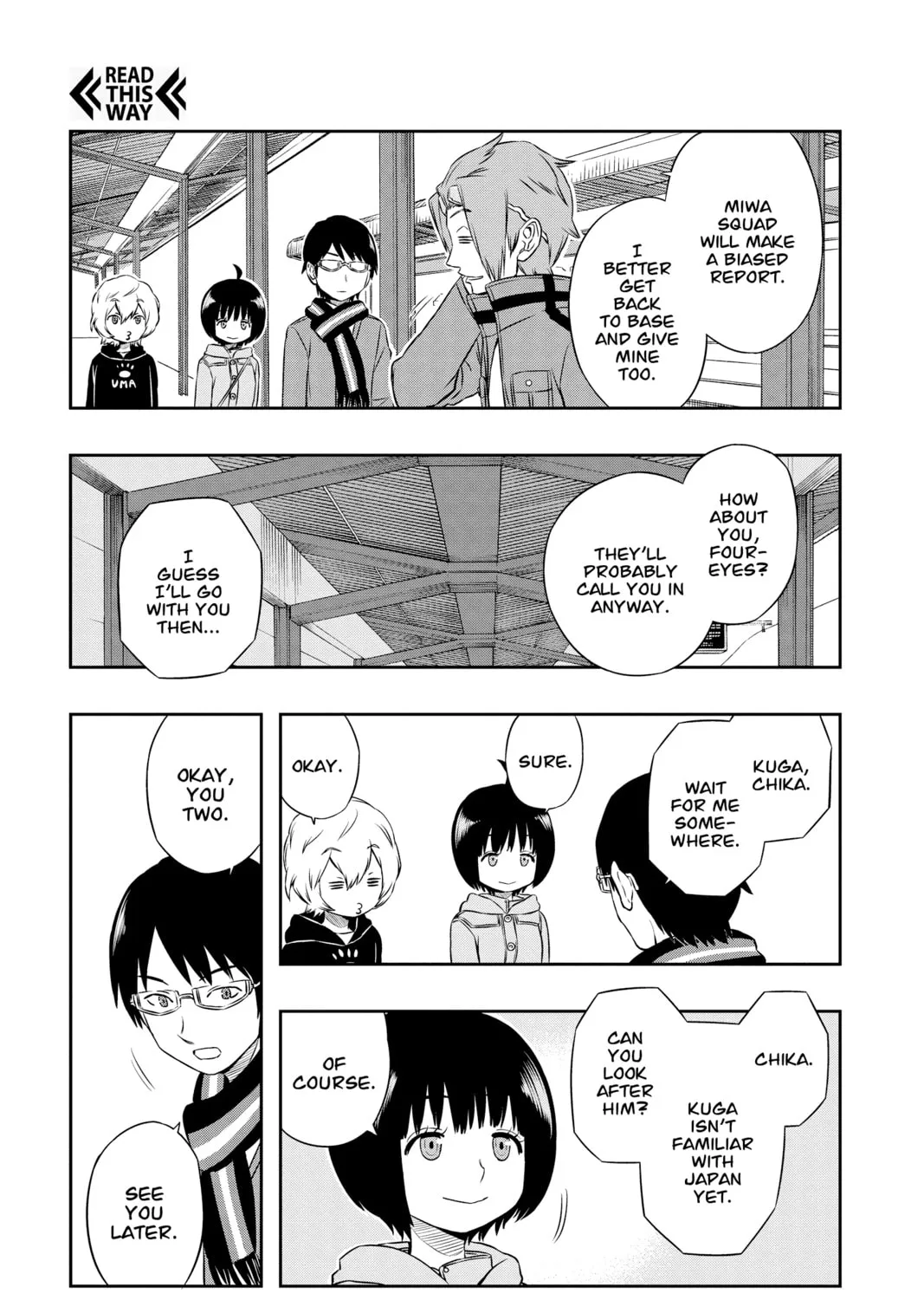 Read World Trigger chapter 16 image 24 on Lezhin