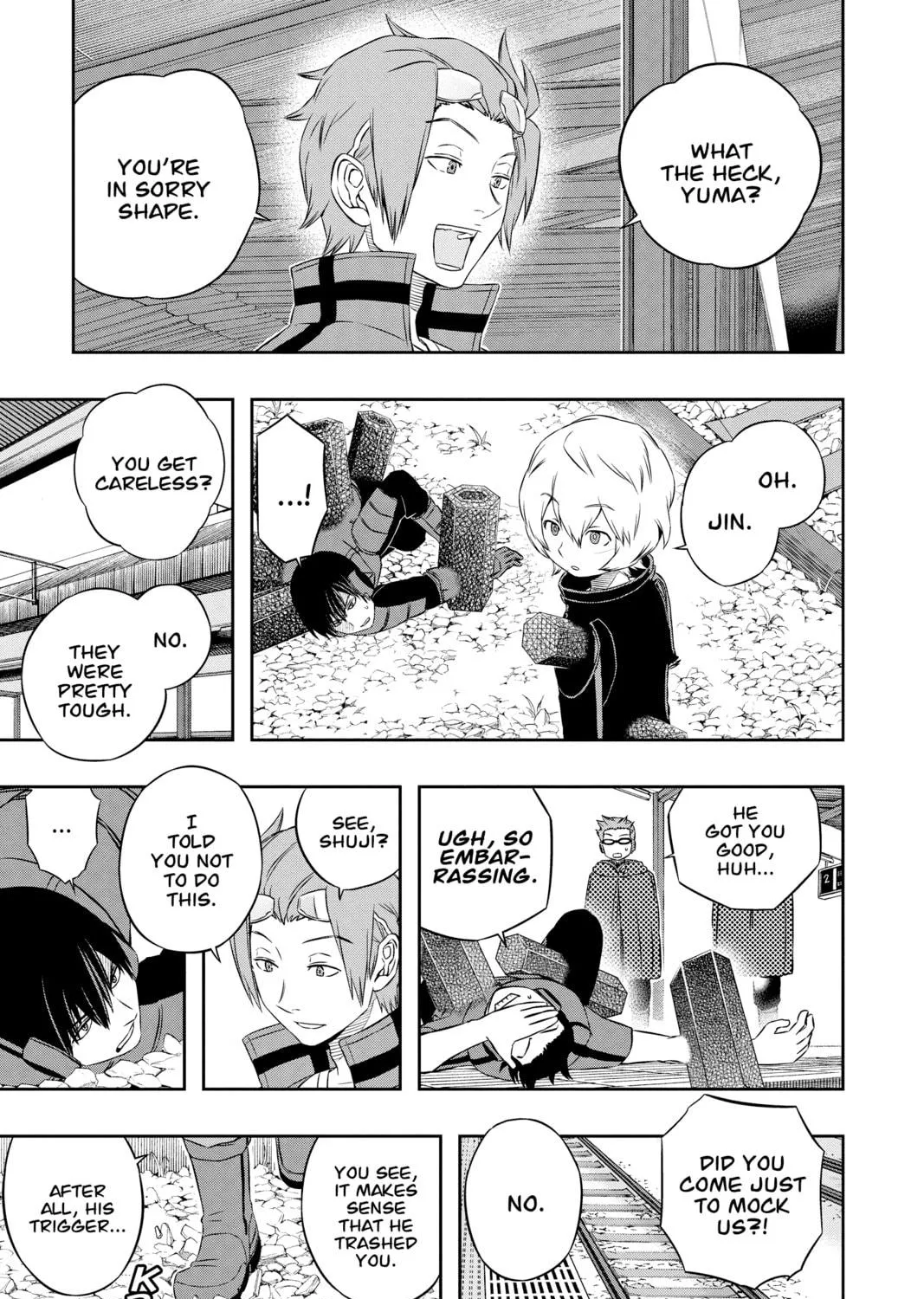Read World Trigger chapter 16 image 8 on Lezhin
