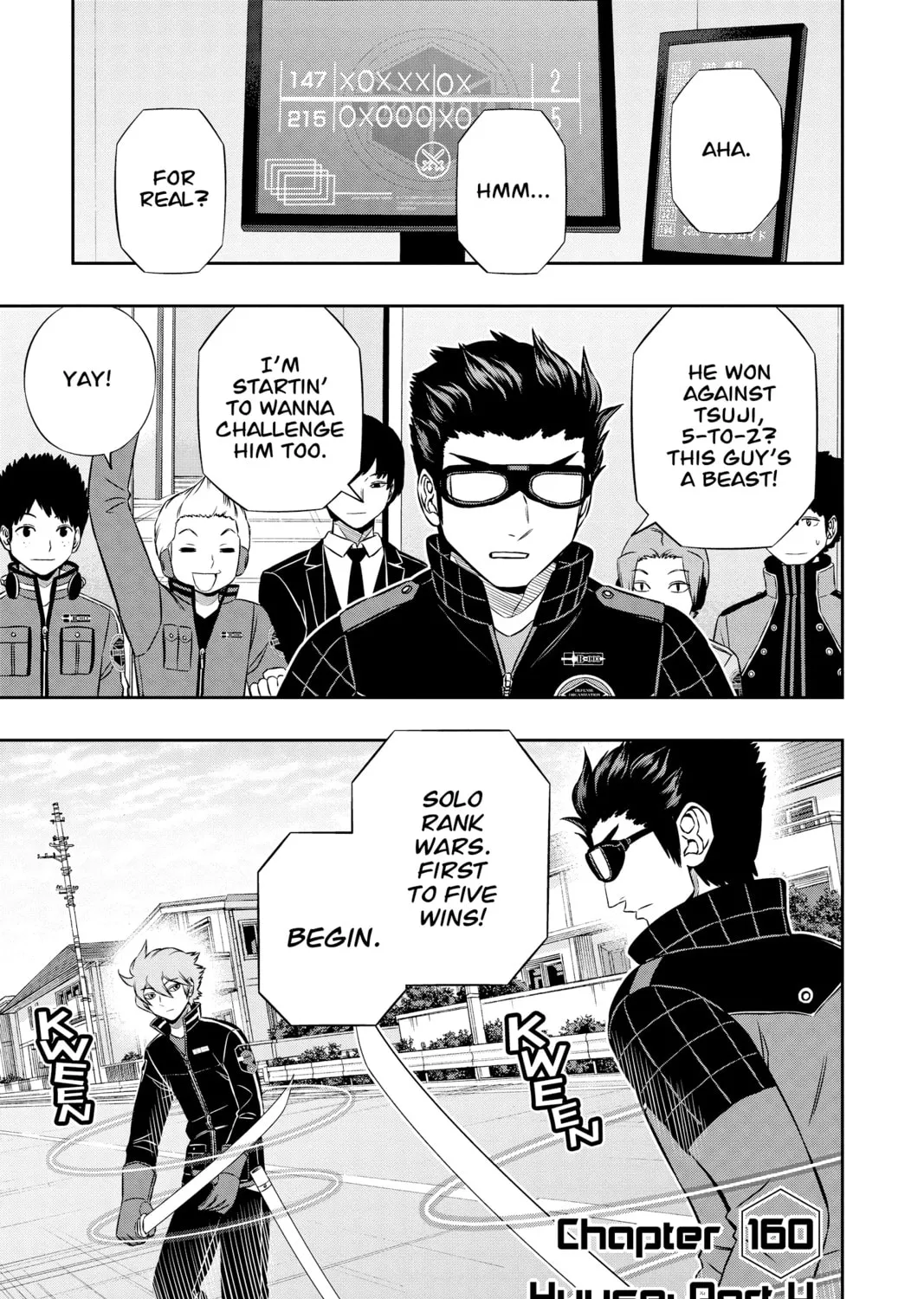 Read World Trigger chapter 160 image 0 on Lezhin