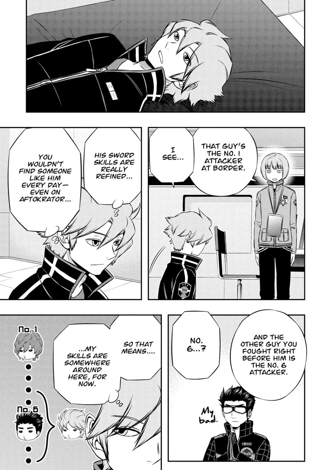 Read World Trigger chapter 160 image 16 on Lezhin