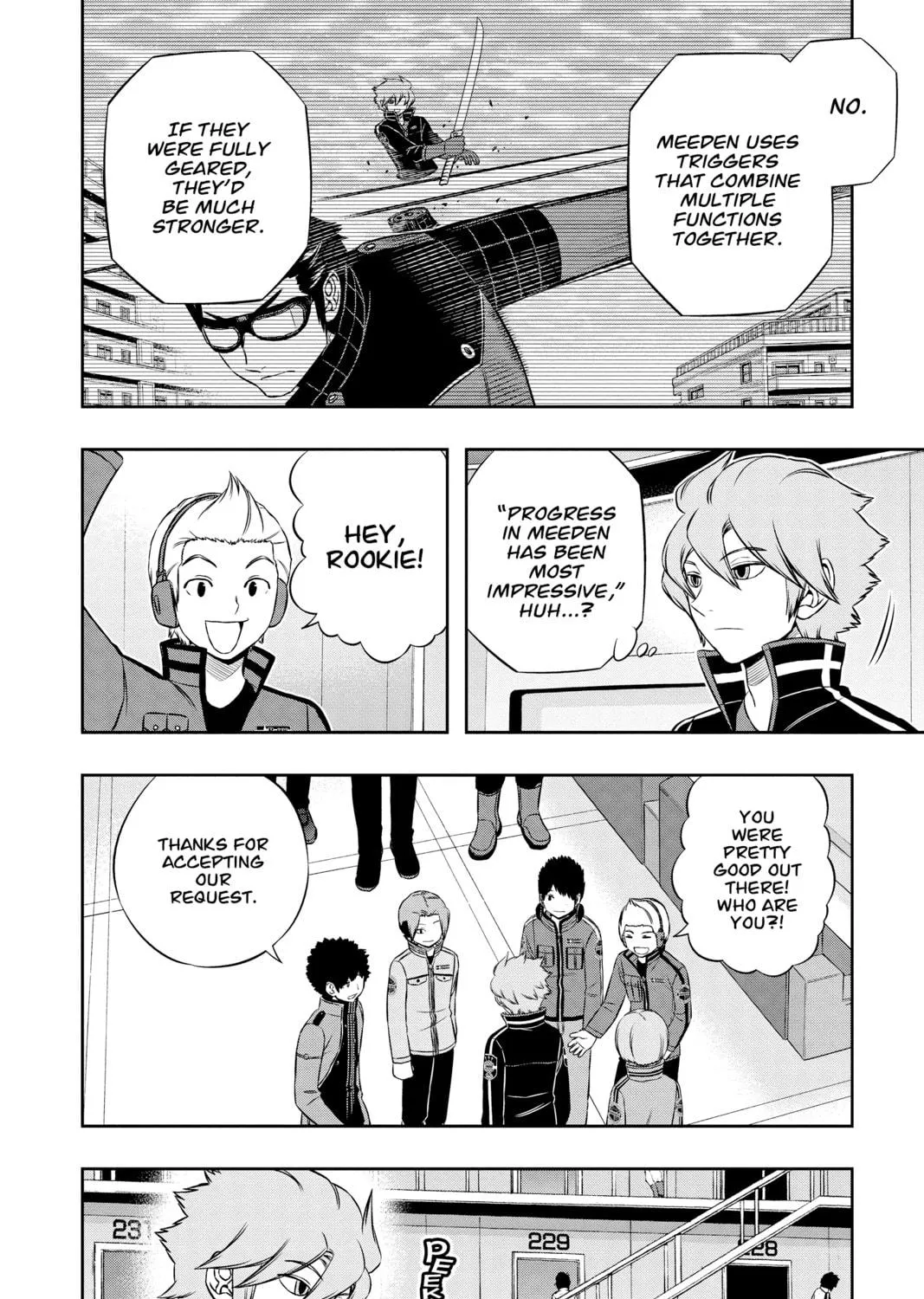Read World Trigger chapter 160 image 18 on Lezhin