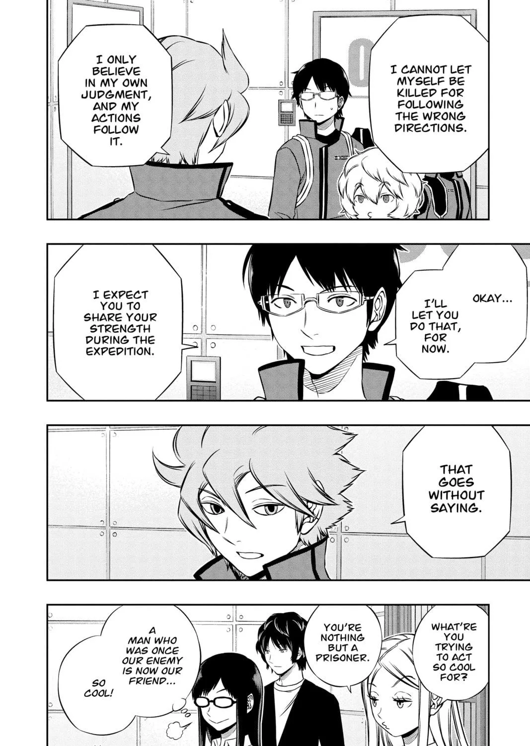 Read World Trigger chapter 160 image 34 on Lezhin