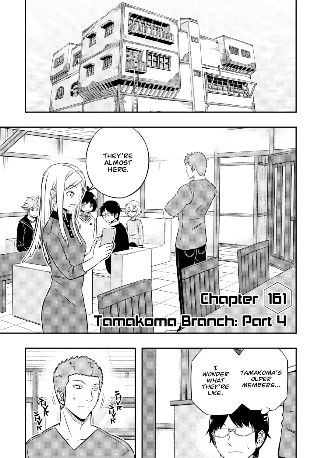 Read World Trigger chapter 161 image 0 on Lezhin