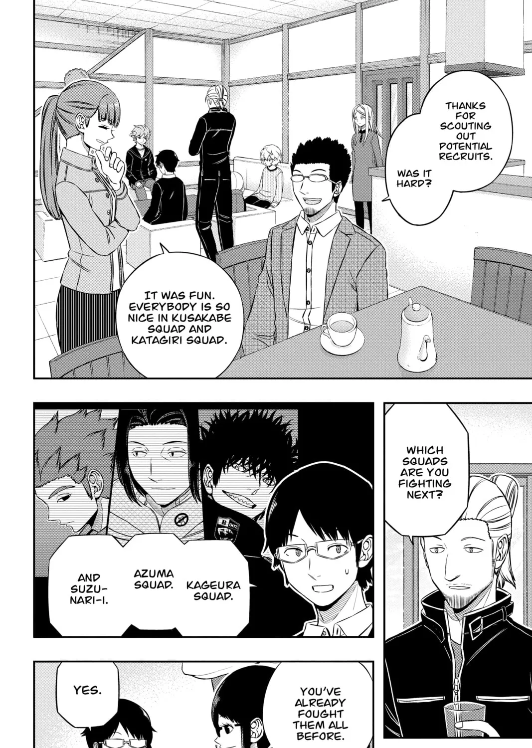 Read World Trigger chapter 161 image 14 on Lezhin
