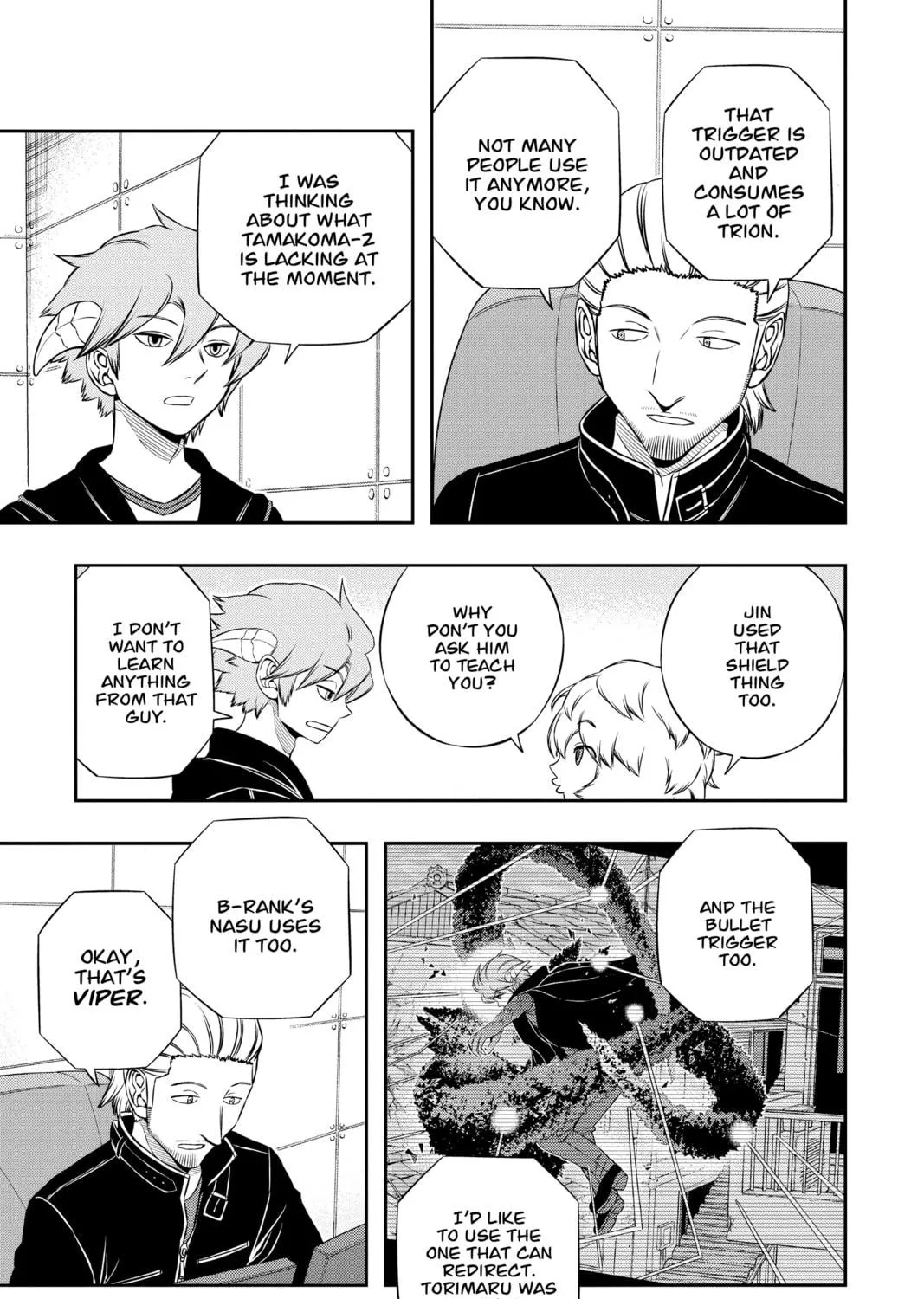 Read World Trigger chapter 161 image 28 on Lezhin