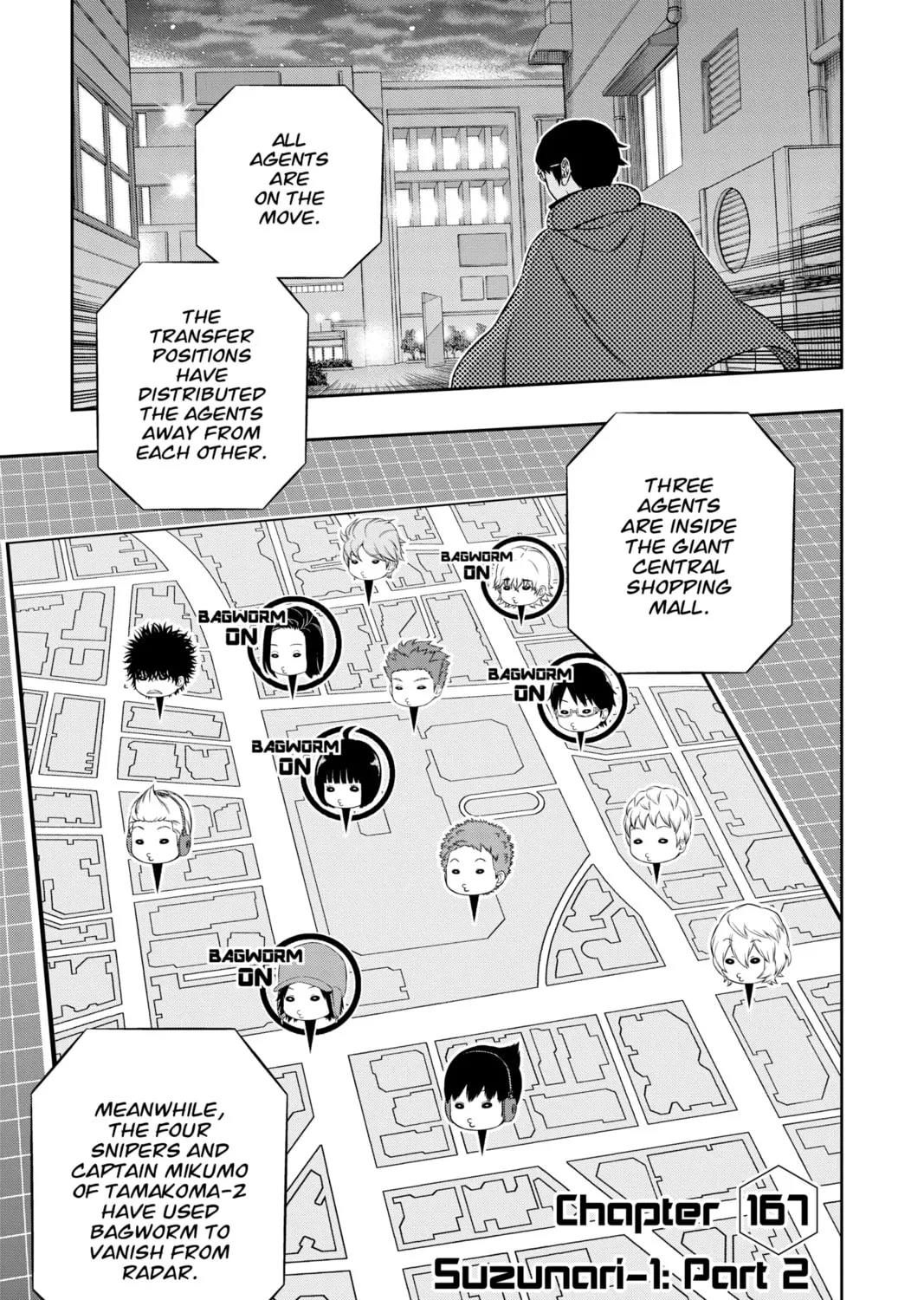 Read World Trigger chapter 167 image 0 on Lezhin