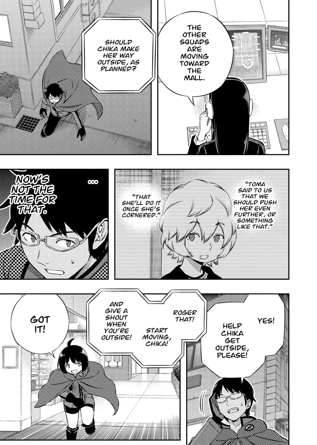 Read World Trigger chapter 167 image 4 on Lezhin