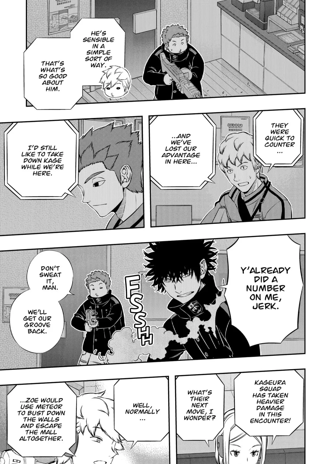 Read World Trigger chapter 169 image 32 on Lezhin