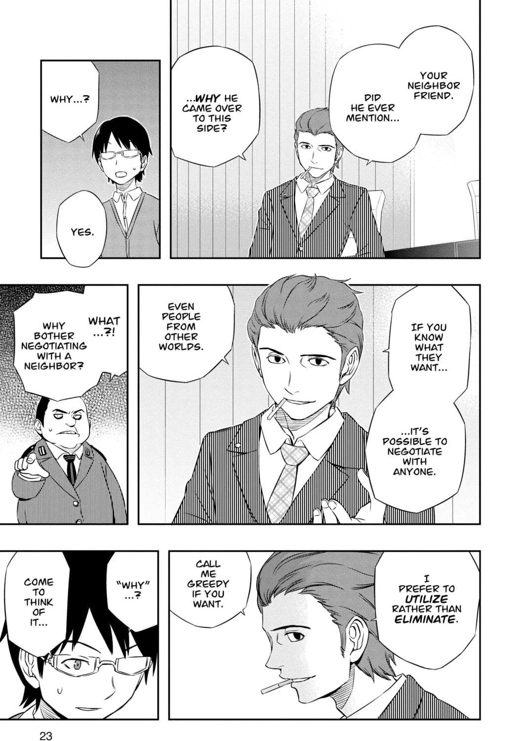 Read World Trigger chapter 17 image 28 on Lezhin
