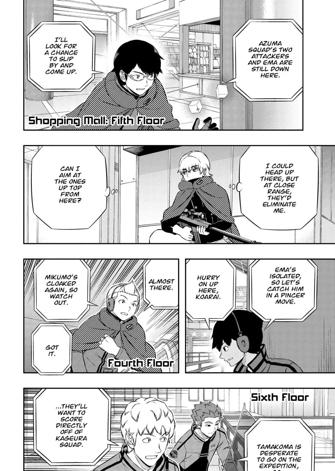 Read World Trigger chapter 170 image 16 on Lezhin