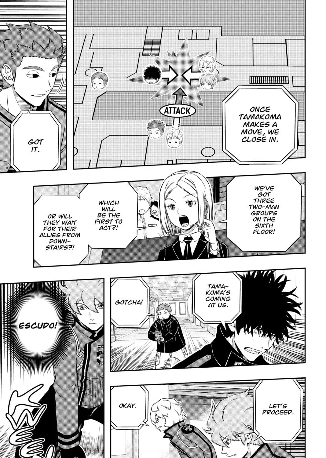 Read World Trigger chapter 170 image 18 on Lezhin
