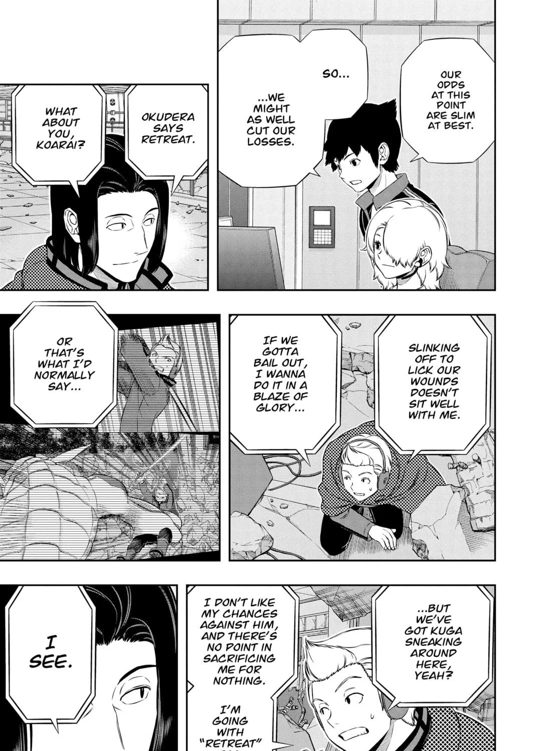 Read World Trigger chapter 174 image 8 on Lezhin