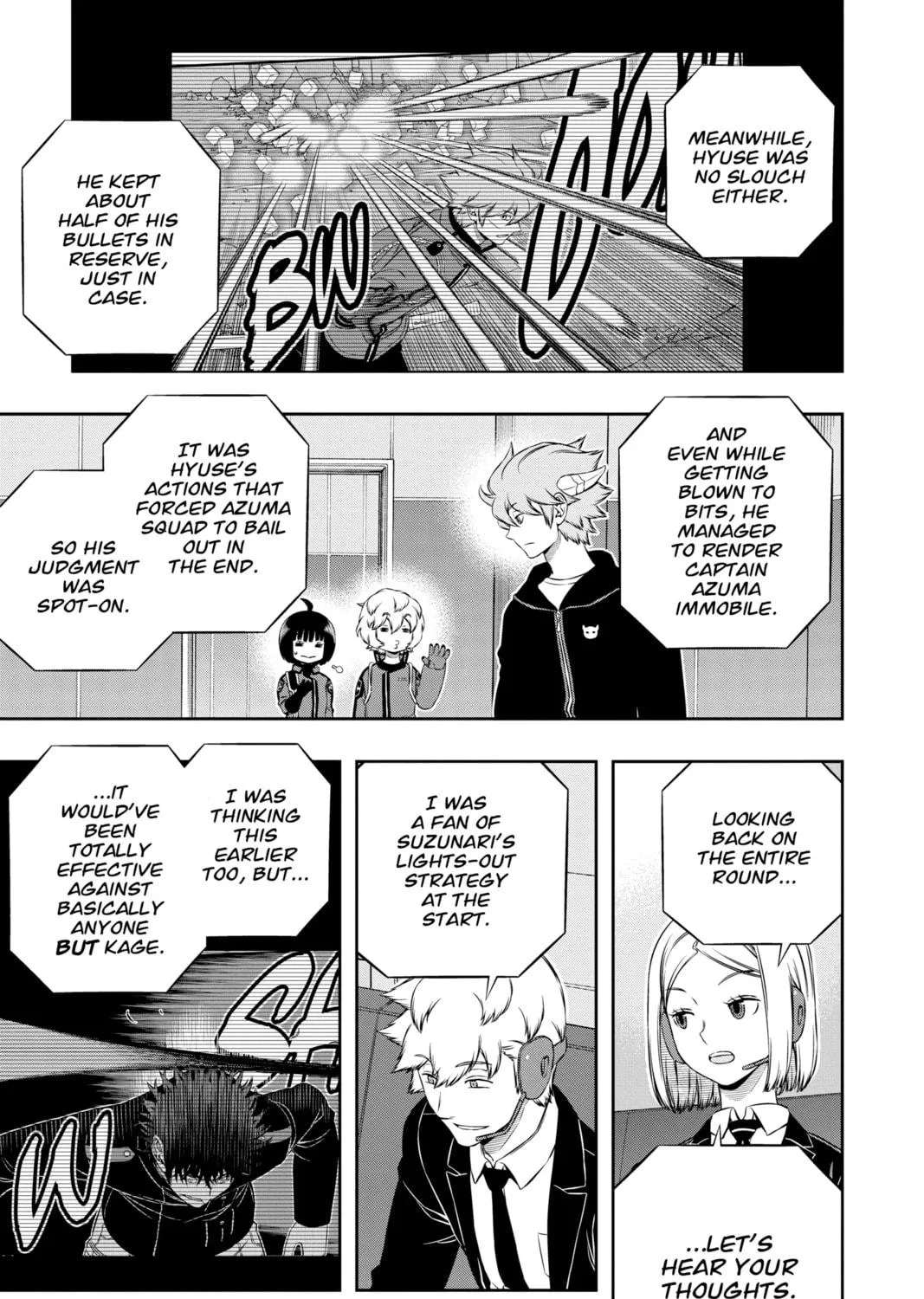 Read World Trigger chapter 175 image 18 on Lezhin