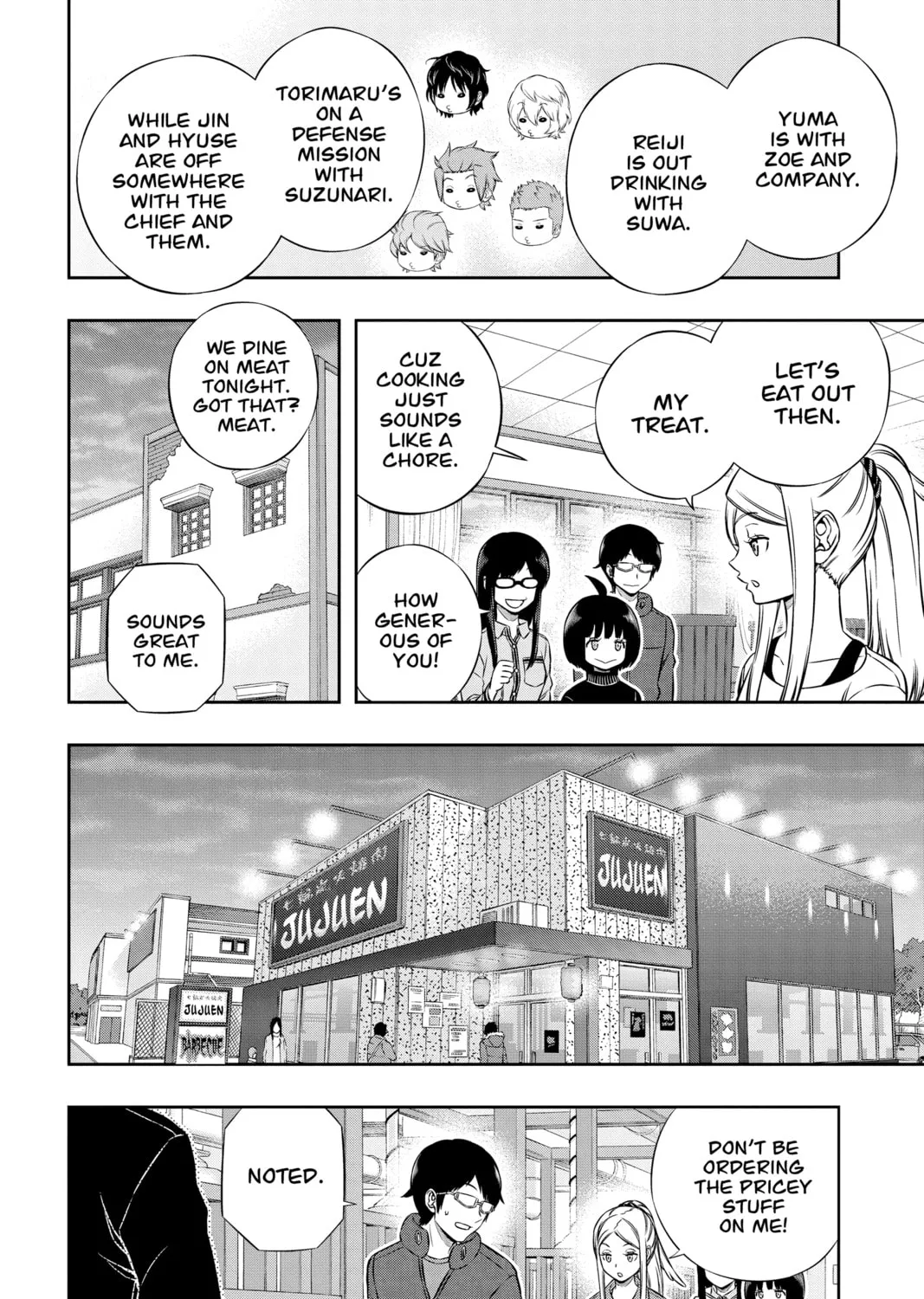 Read World Trigger chapter 177 image 30 on Lezhin