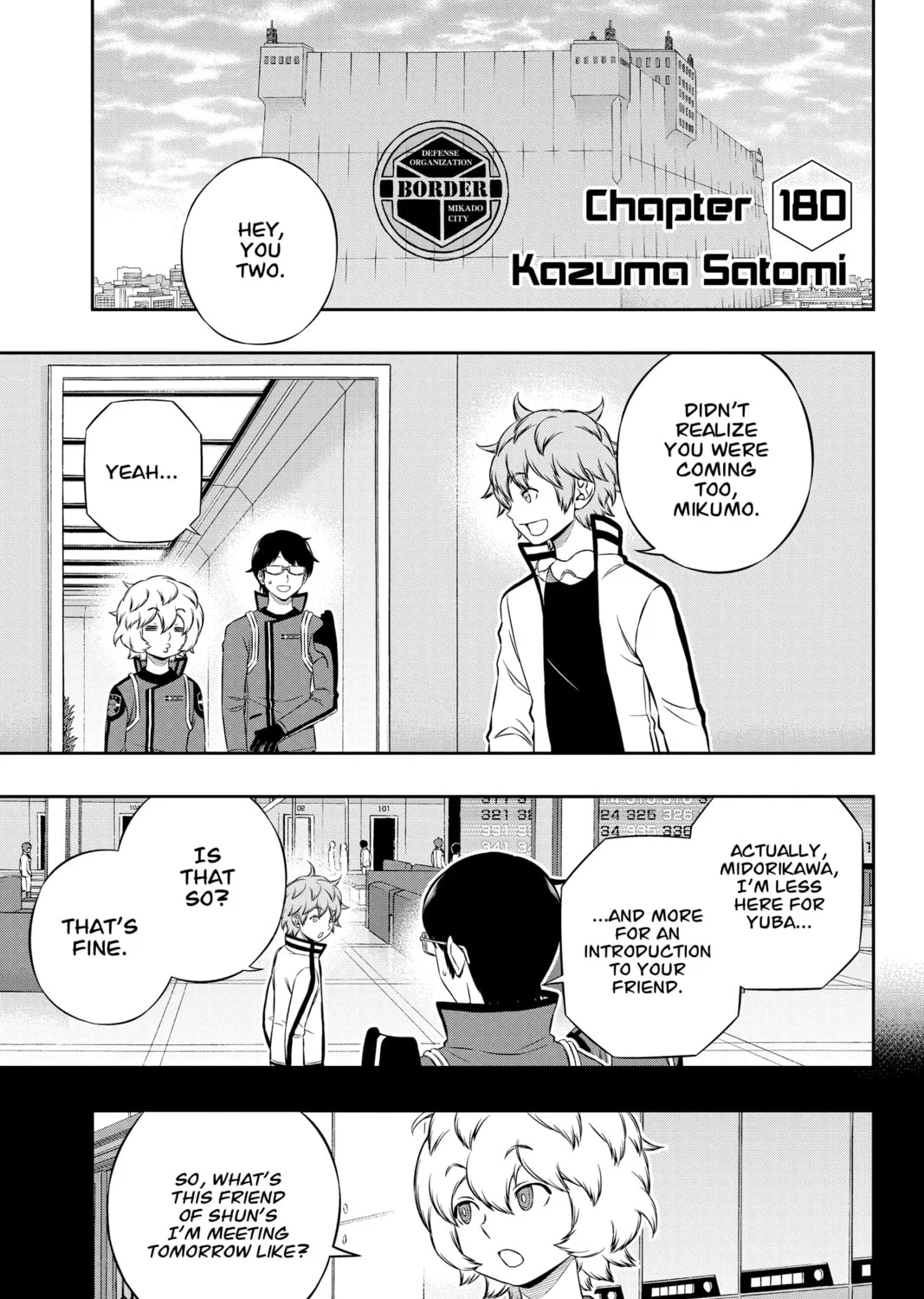 Read World Trigger chapter 180 image 0 on Lezhin