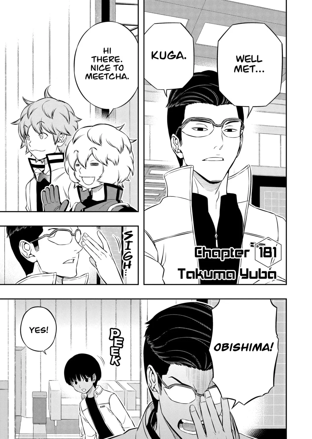 Read World Trigger chapter 181 image 0 on Lezhin