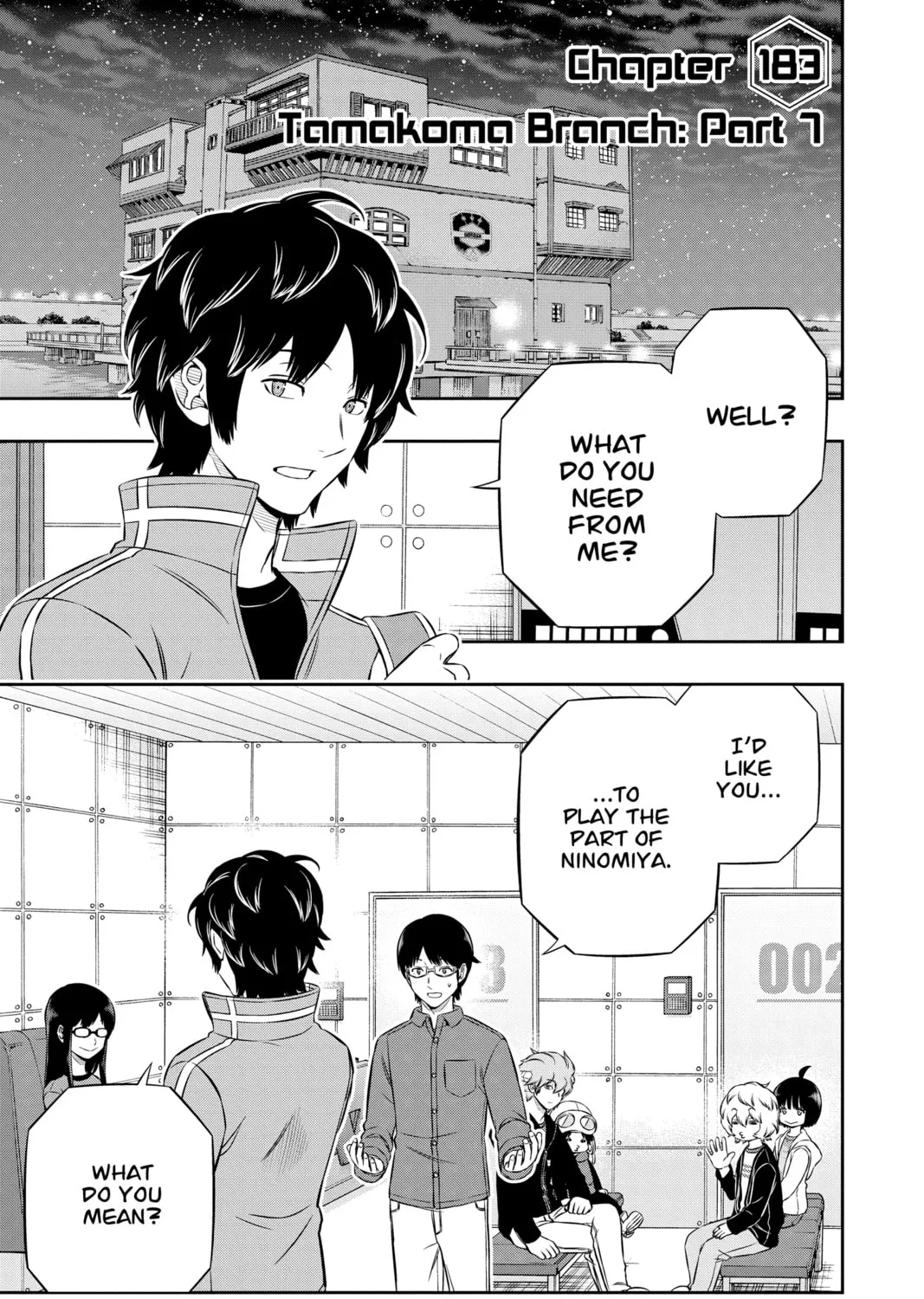 Read World Trigger chapter 183 image 0 on Lezhin