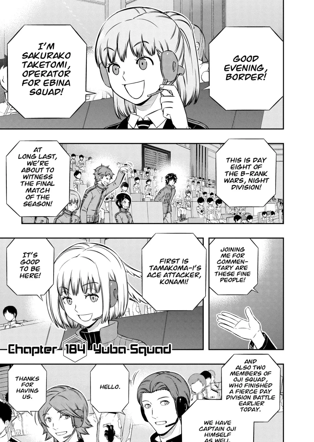 Read World Trigger chapter 184 image 0 on Lezhin